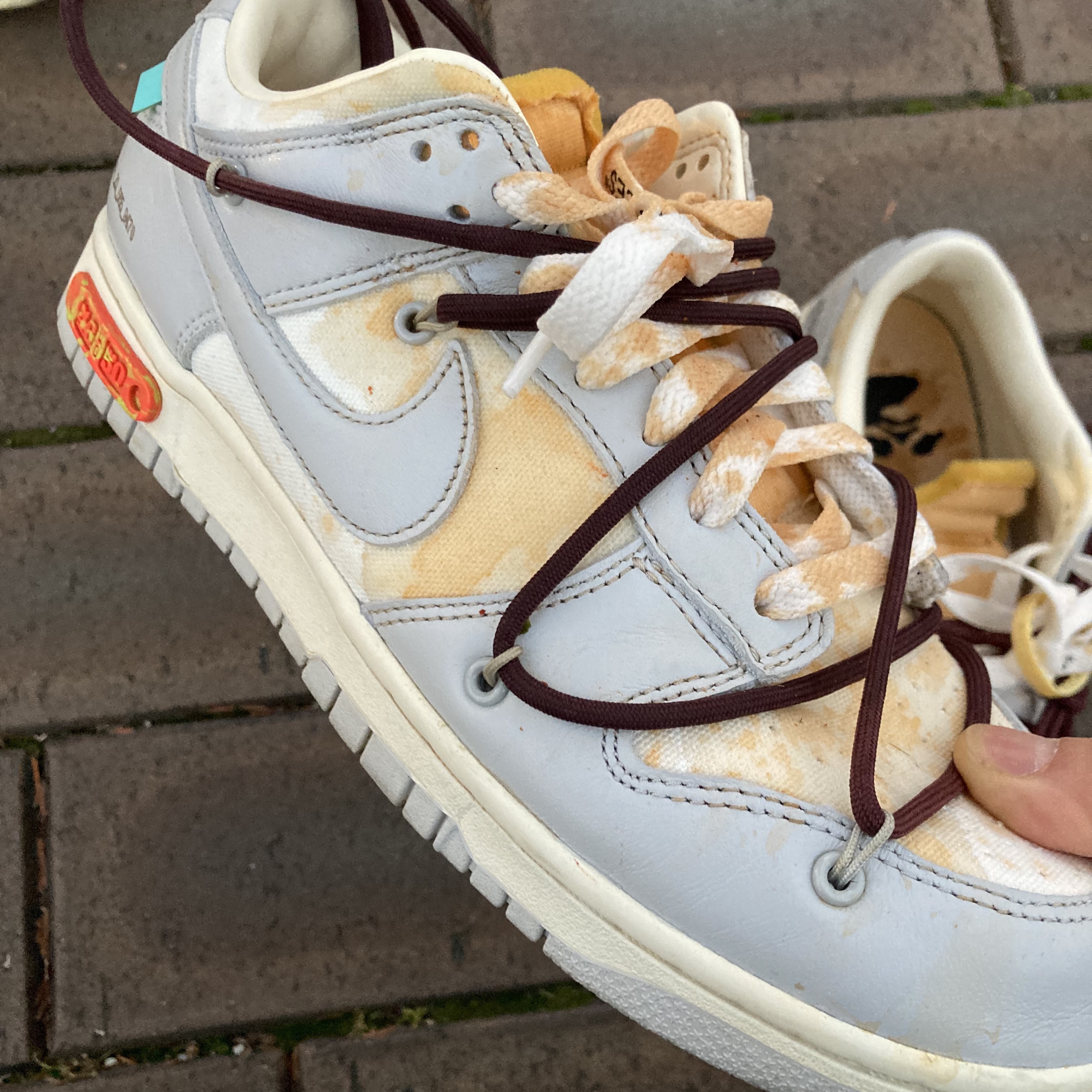 Nike x Off-White Dunk Low The 50 - Lot 46 착용 스타일 - 1