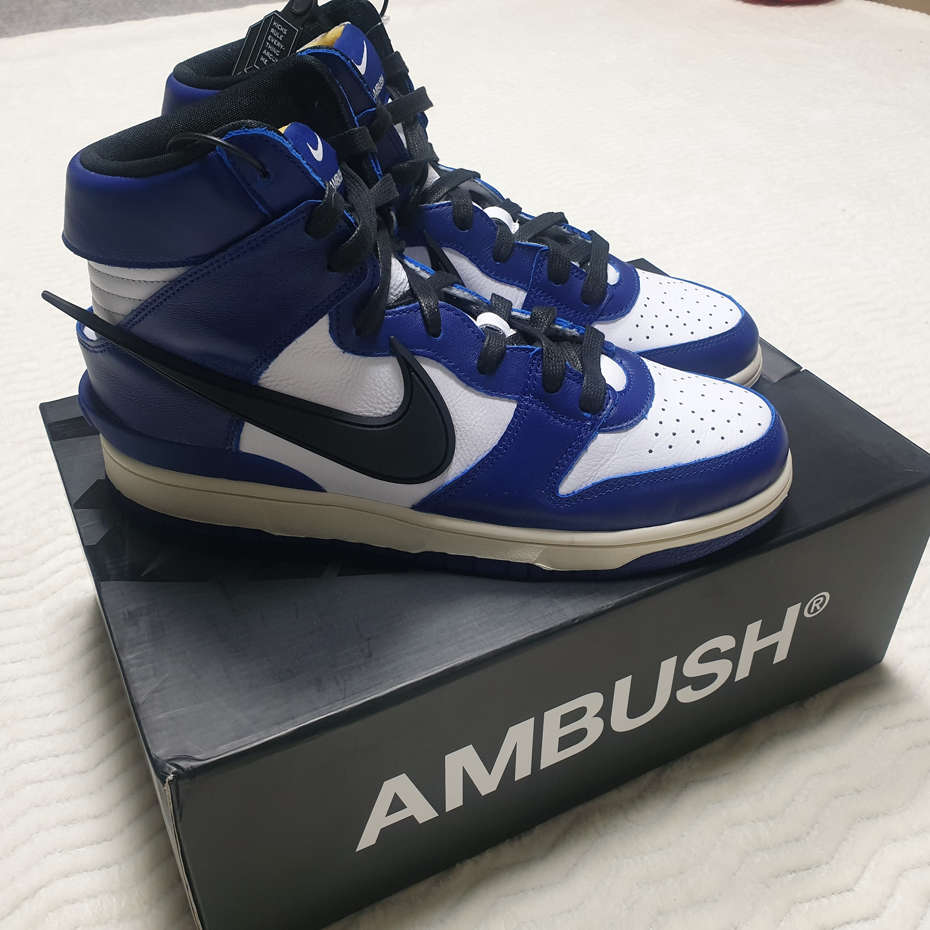 Nike x Ambush Dunk High Deep Royal Blue 착용 스타일 - 2