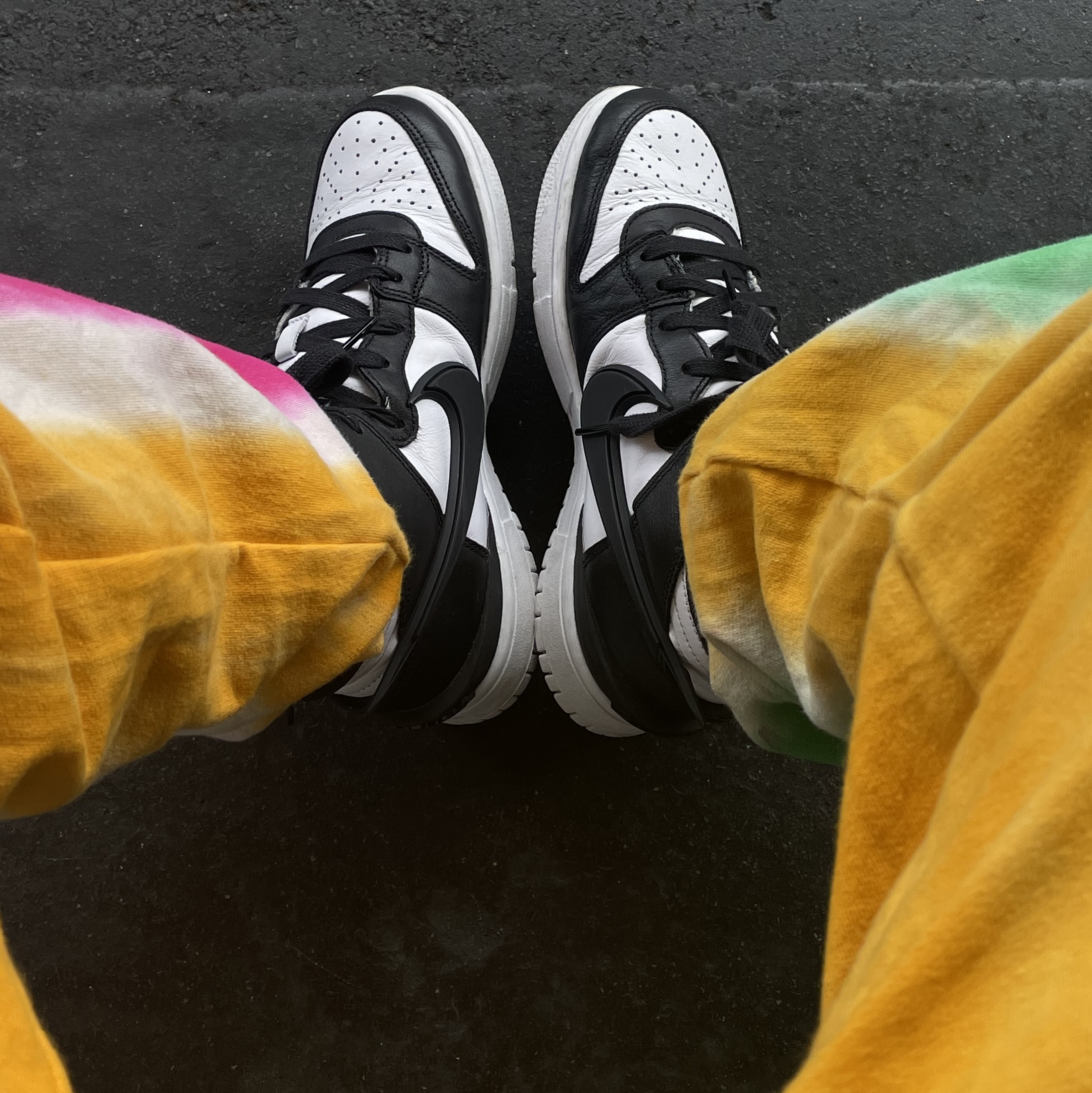 Nike x Ambush Dunk High Black 착용 스타일