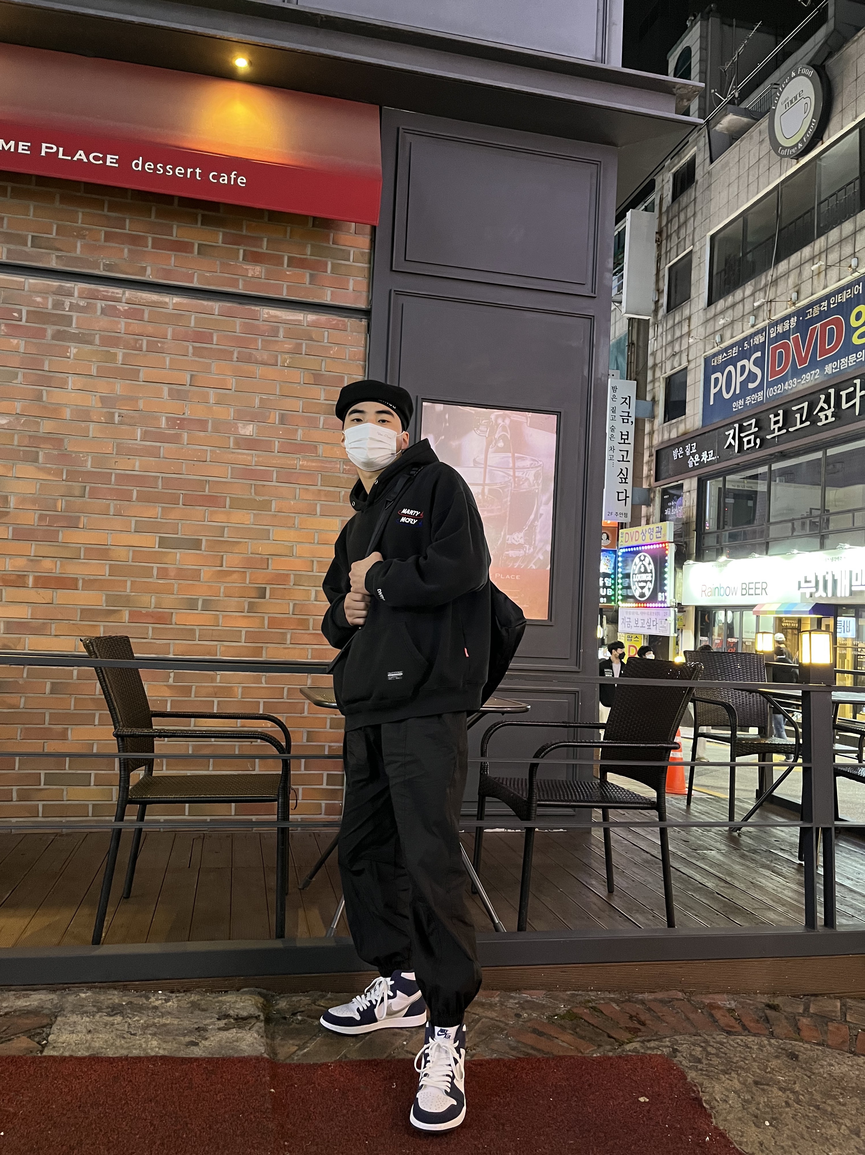 Jordan 1 Retro High OG CO.JP Midnight Navy 착용 스타일