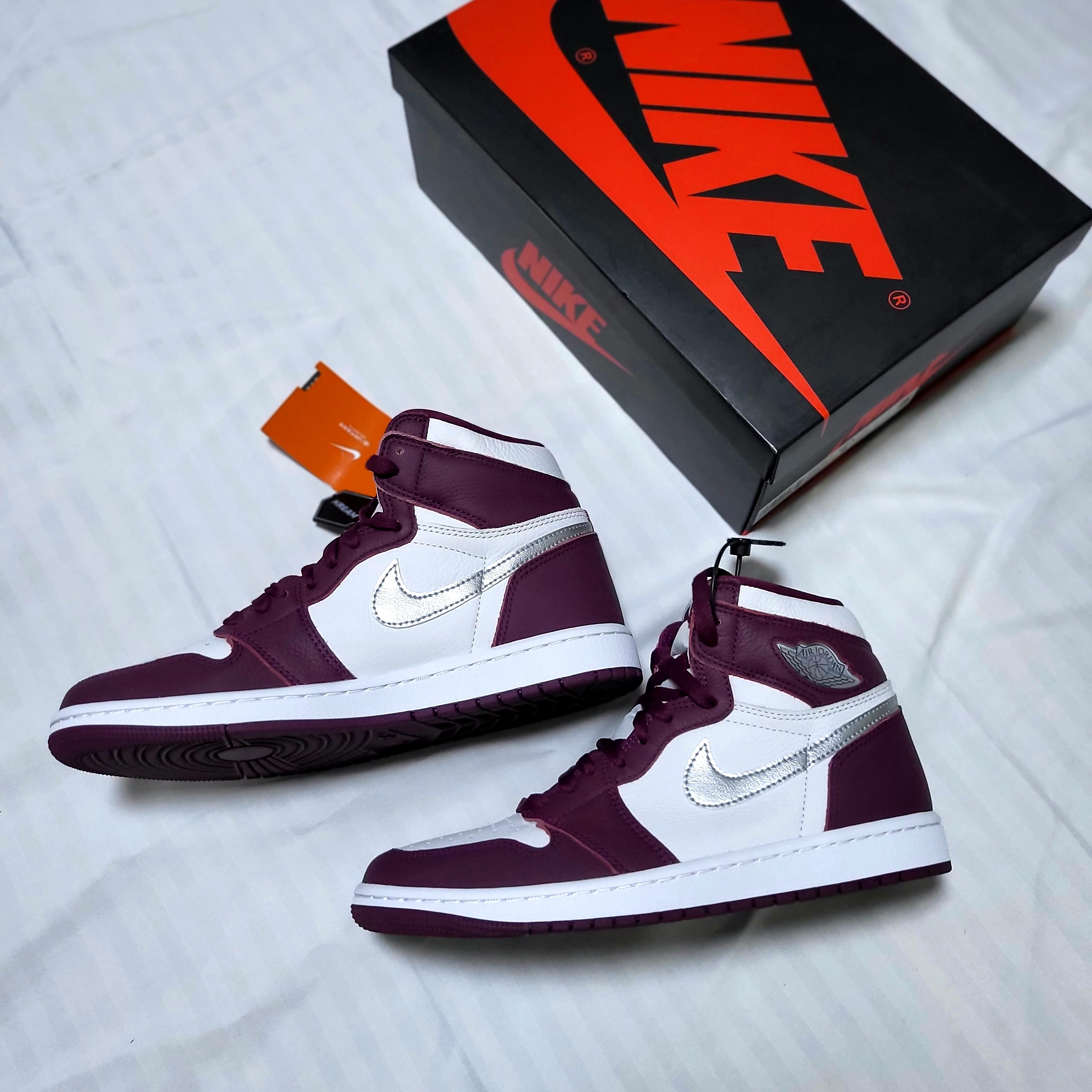 Jordan 1 Retro High OG Bordeaux 착용 스타일