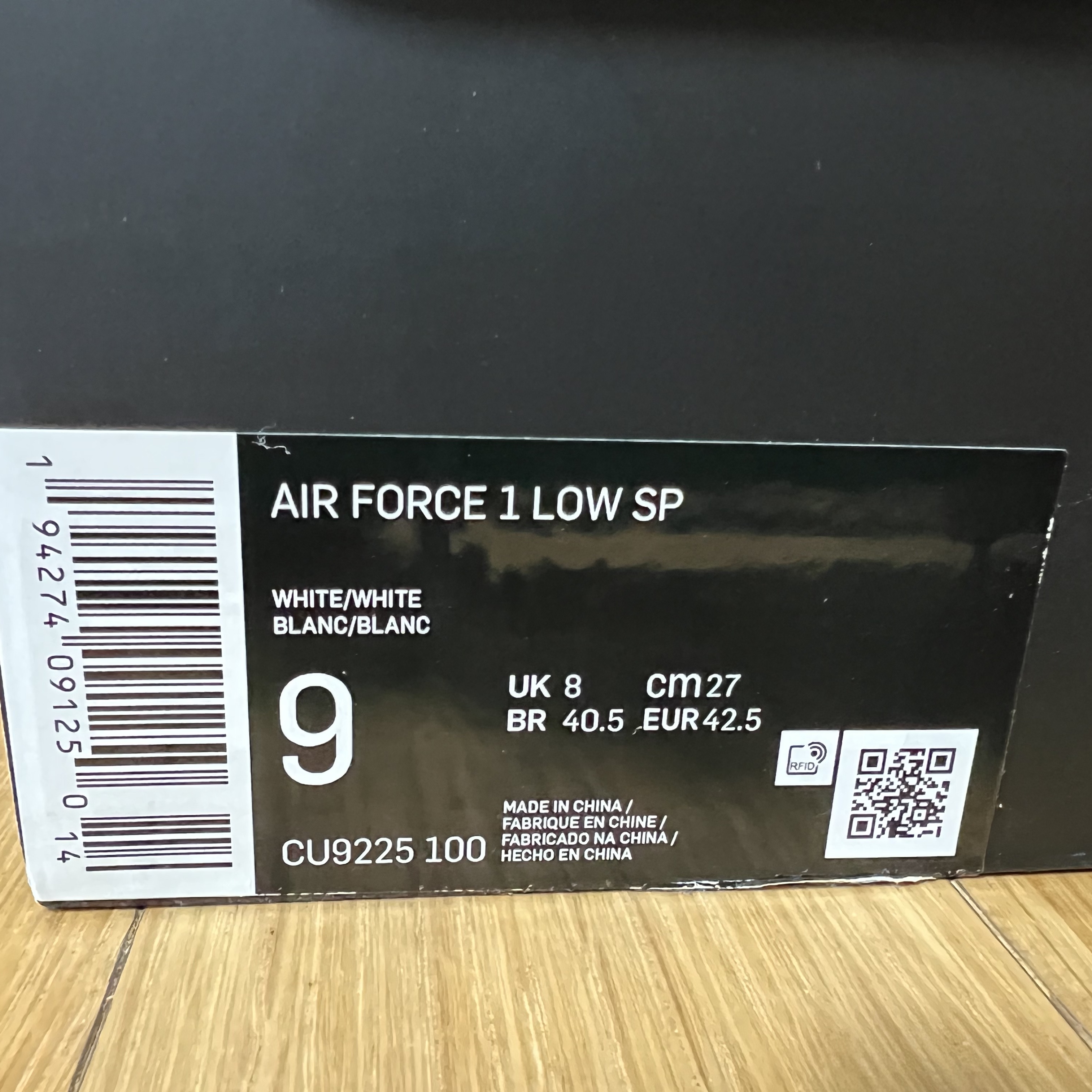 Nike x Supreme Air Force 1 Low White 착용 스타일 - 4