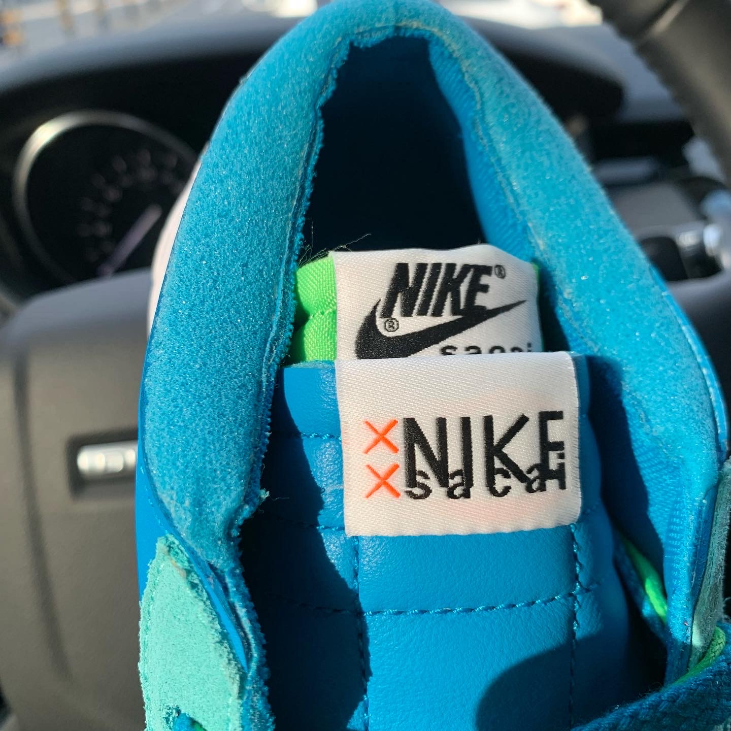 Nike x Sacai x Kaws Blazer Low Neptune Blue 착용 스타일 - 1