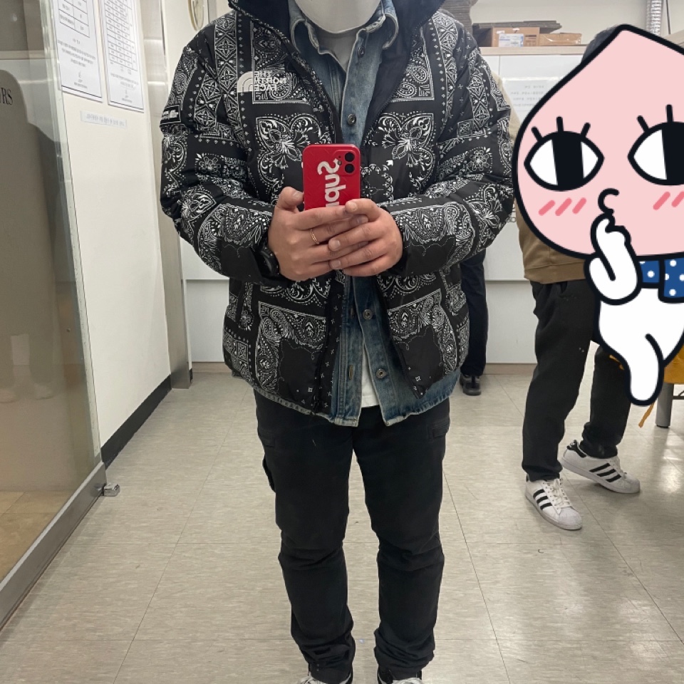 The North Face 1996 Novelty Nuptse Jacket Real Black - 21FW 착용 스타일