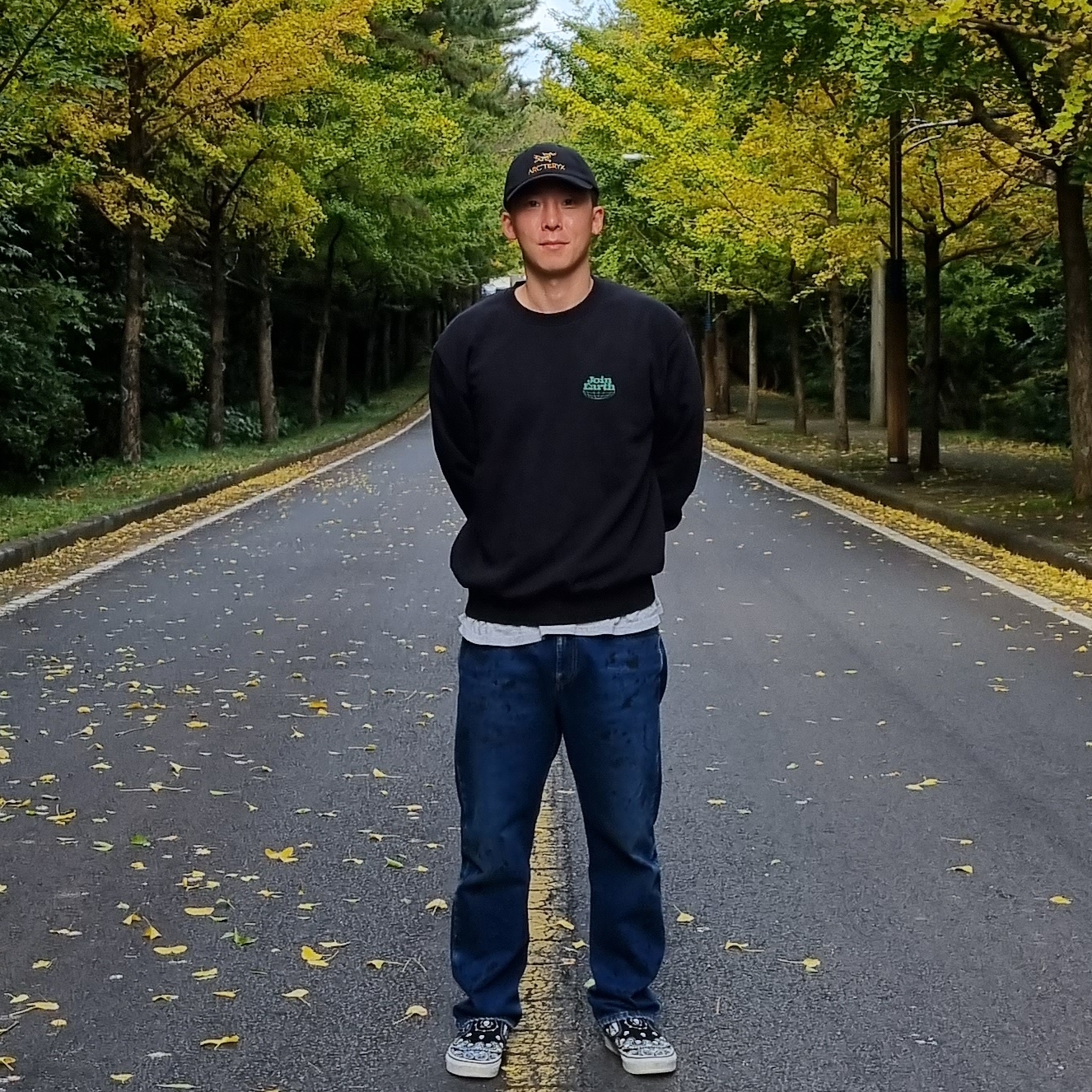 Palace x Arc'teryx 6-Panel Black - 20FW 착용 스타일