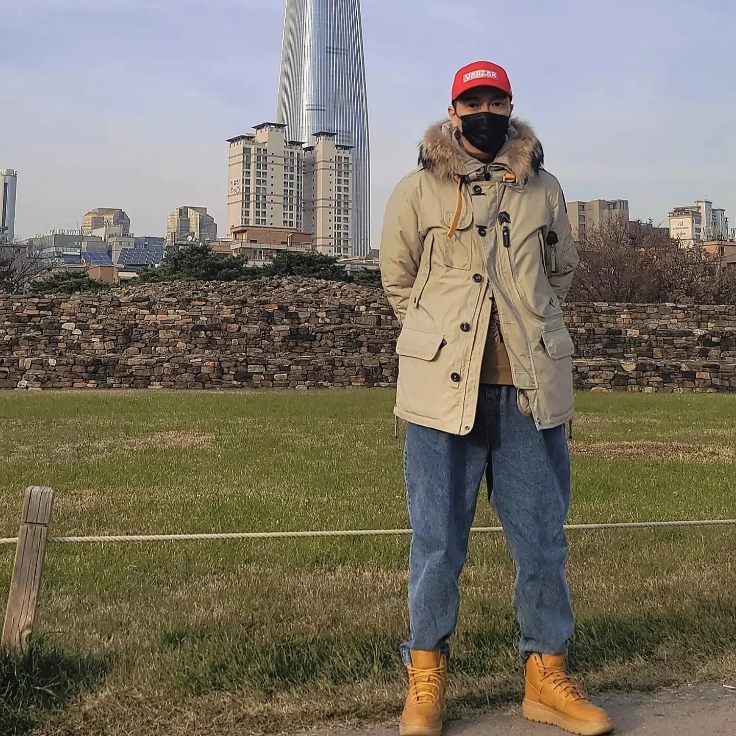 Nike Air Force 1 High Gore-Tex Boot Wheat 착용 스타일 - 1