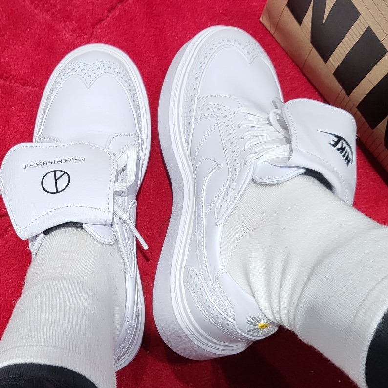 Nike x Peaceminusone Kwondo1 White 착용 스타일 - 3