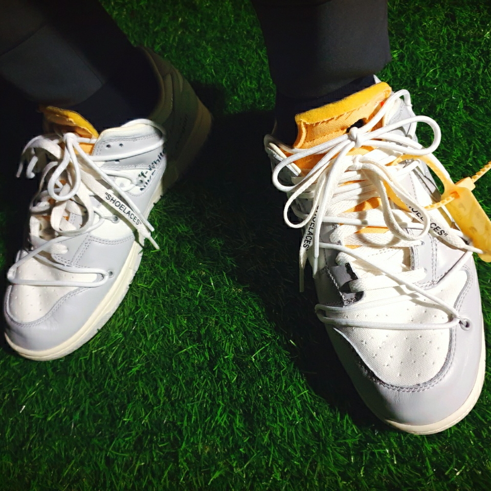 Nike x Off-White Dunk Low The 50 - Lot 46 착용 스타일 - 4