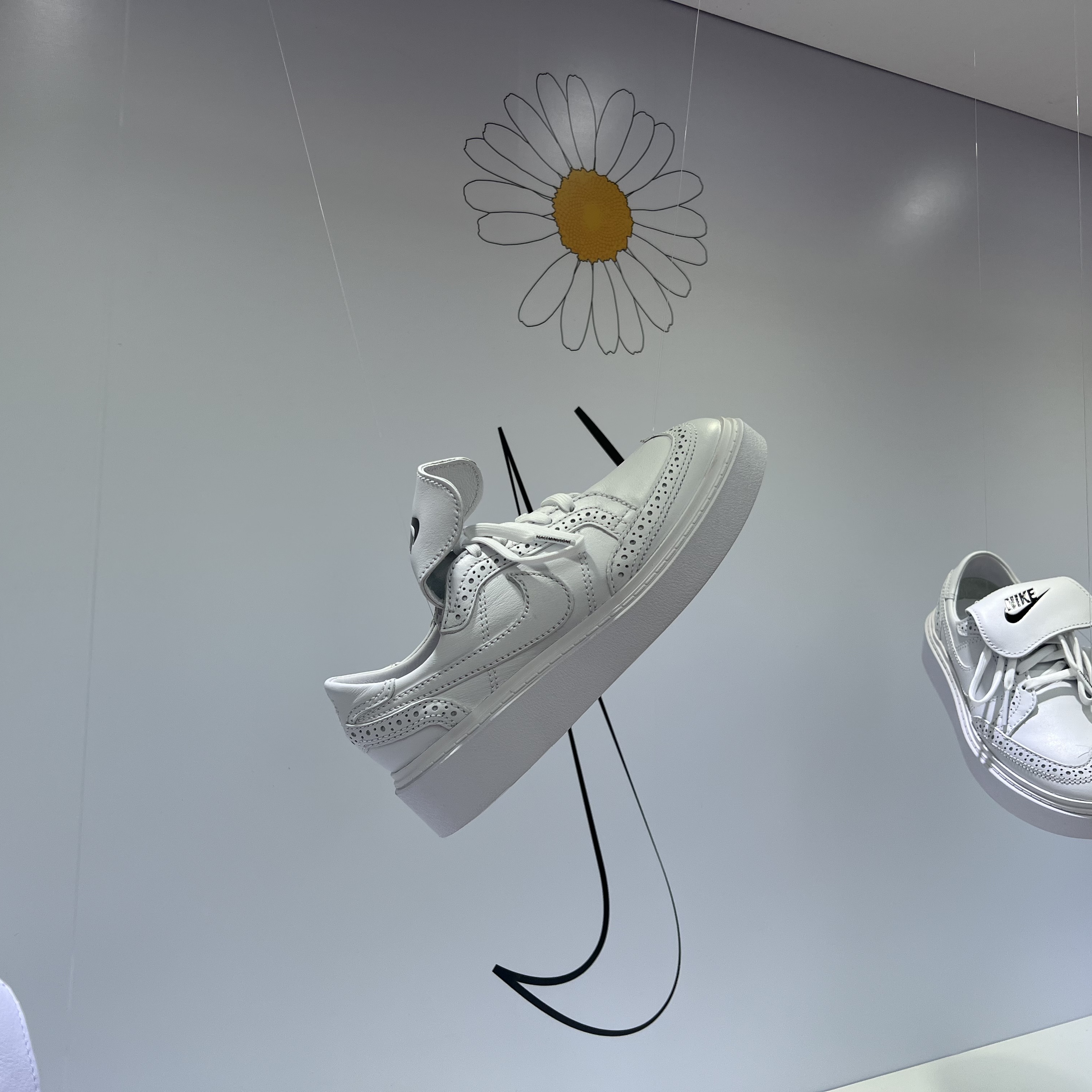 Nike x Peaceminusone Kwondo1 White 착용 스타일 - 1