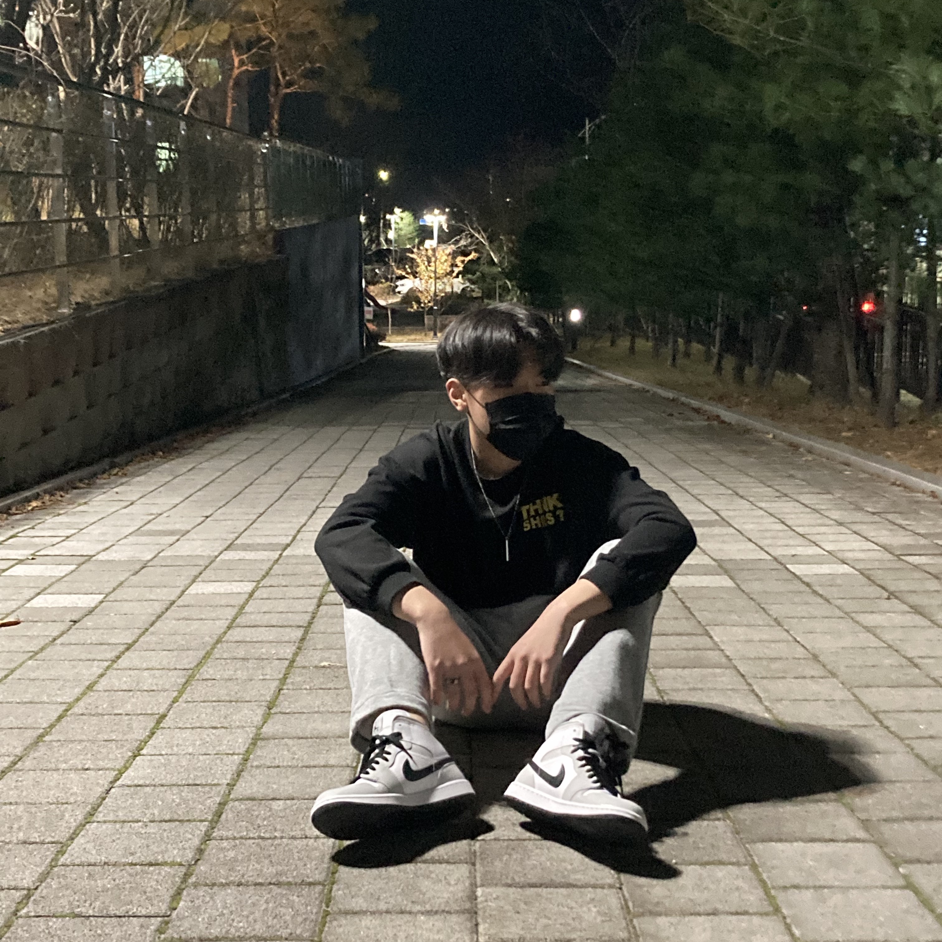 (W) Jordan 1 Mid Grey Fog 착용 스타일
