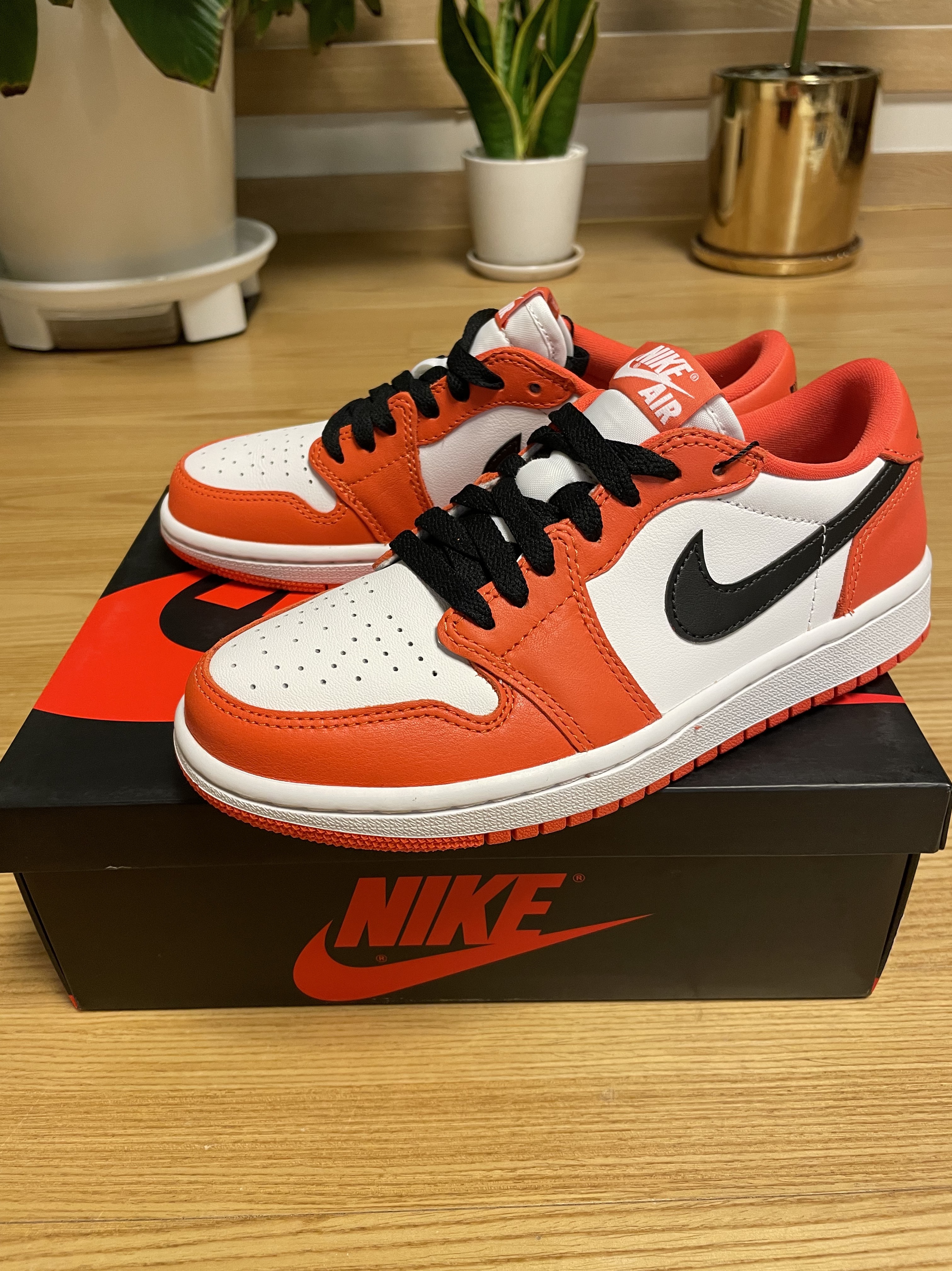 (W) Jordan 1 Low OG Starfish 착용 스타일 - 2
