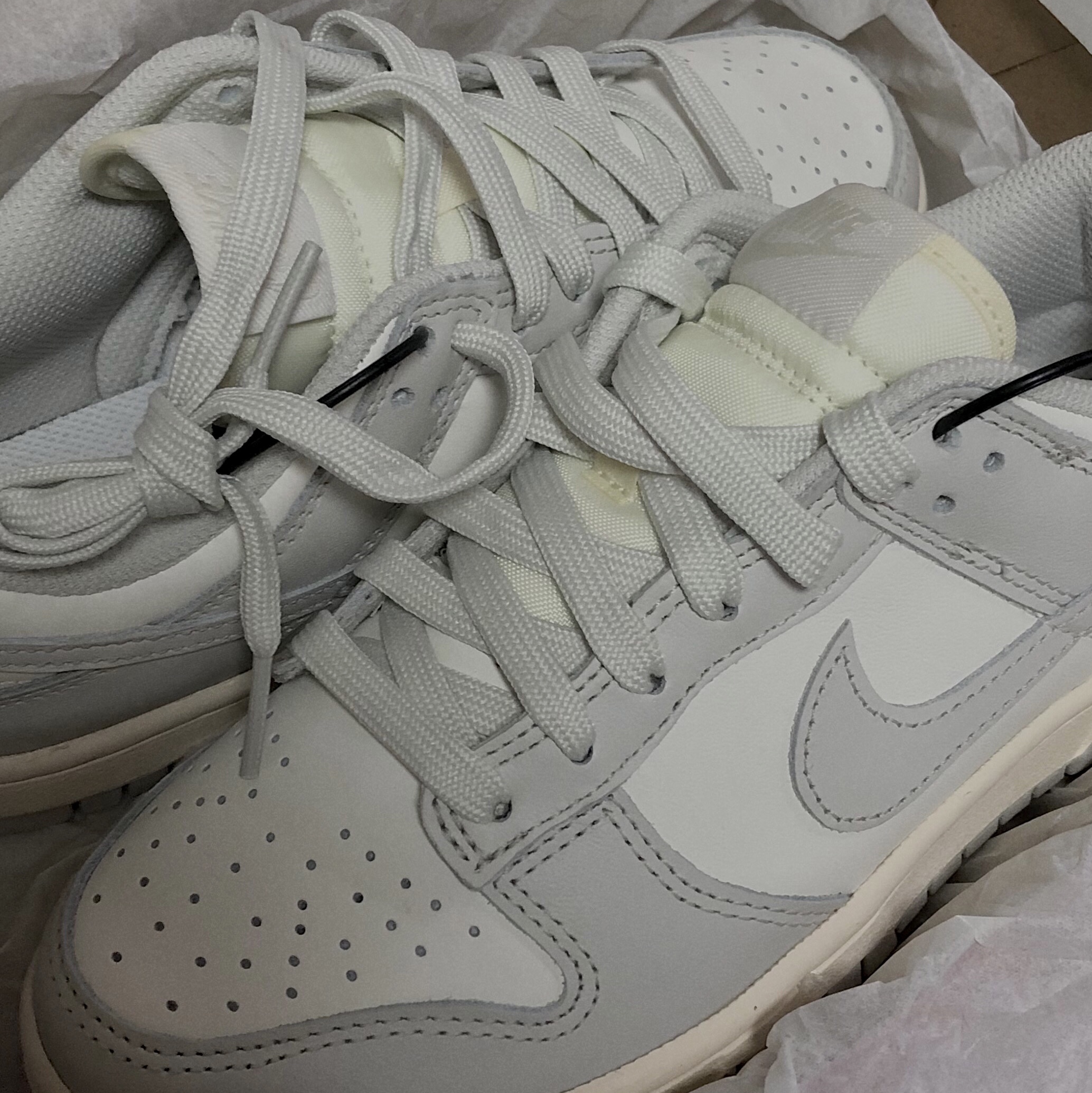 (W) Nike Dunk Low Light Bone 착용 스타일