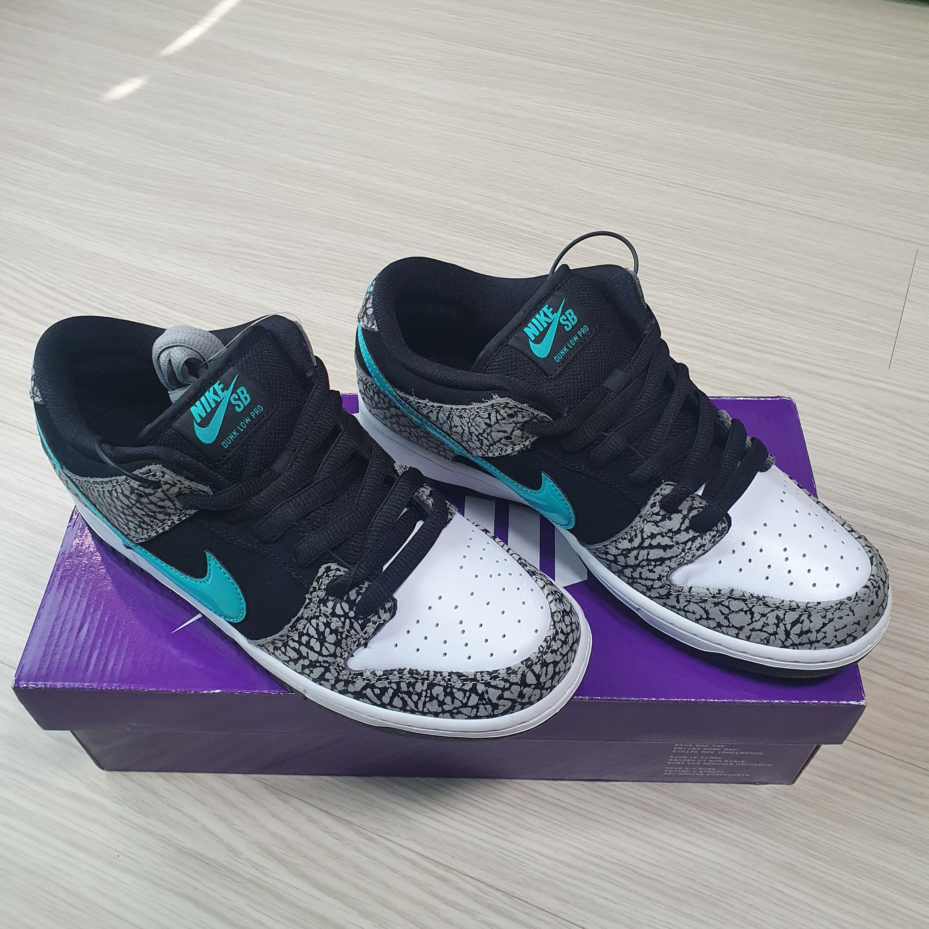 Nike SB Dunk Low Pro Clear Jade 착용 스타일 - 3