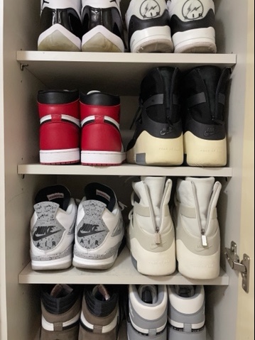 Jordan 11 Retro Concord 2018, Jordan 3 x Fragment Retro SP White Black 착용 스타일