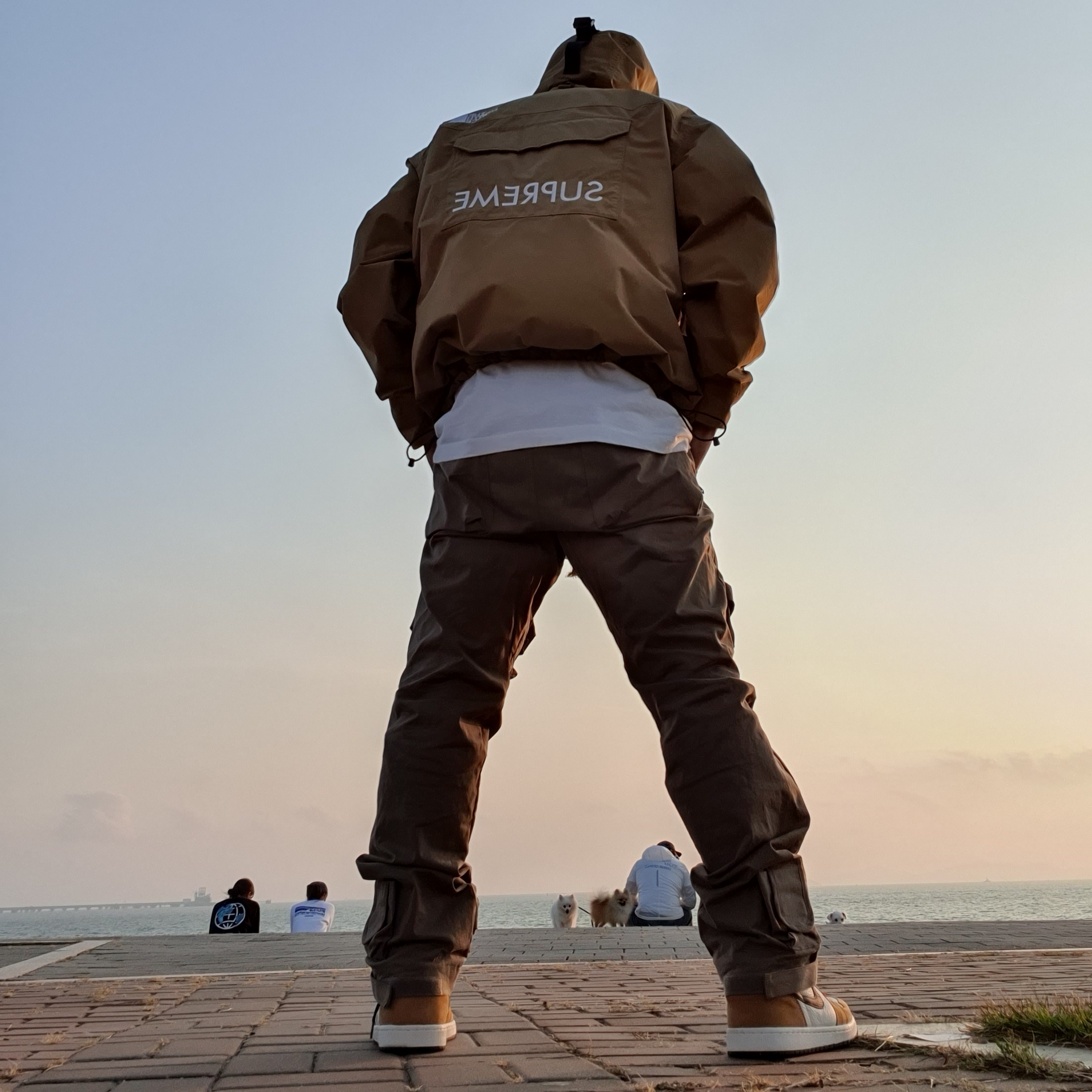 Supreme x The North Face Cargo Jacket Gold - 20SS, Jordan 1 Retro High Rookie of the Year 착용 스타일