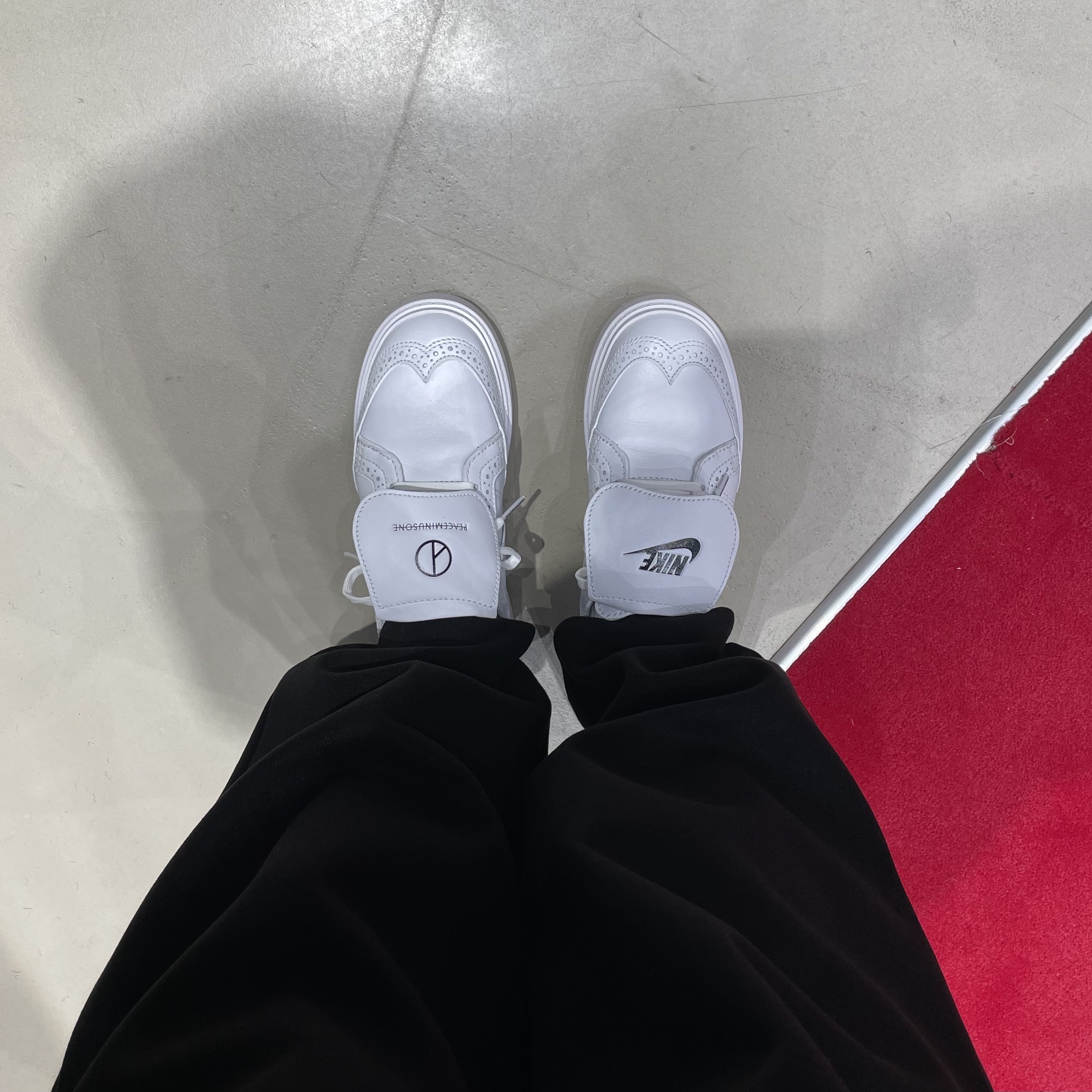 Nike x Peaceminusone Kwondo1 White 착용 스타일