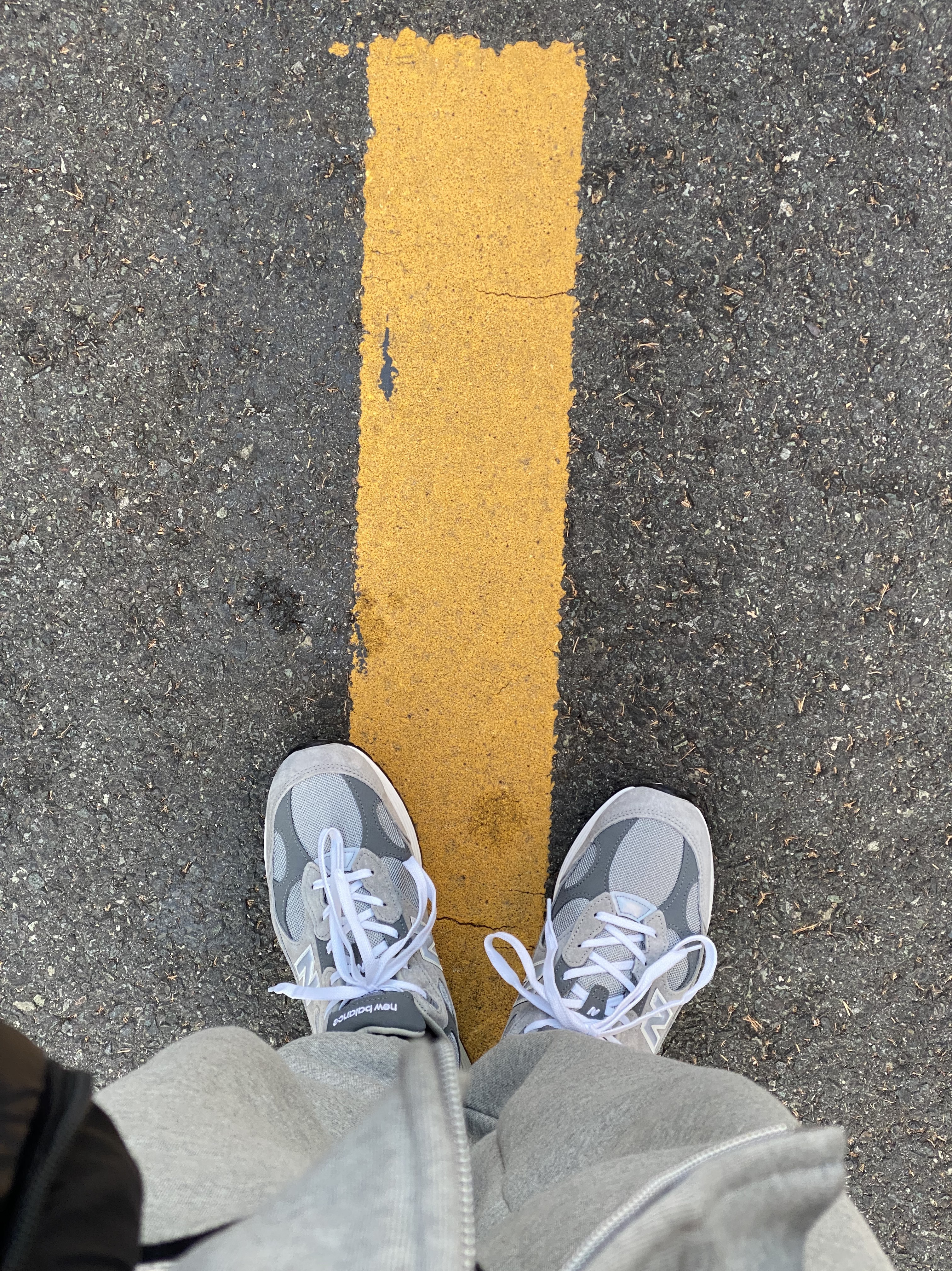 New Balance 992 Made in USA Grey - D Standard 착용 스타일 - 2