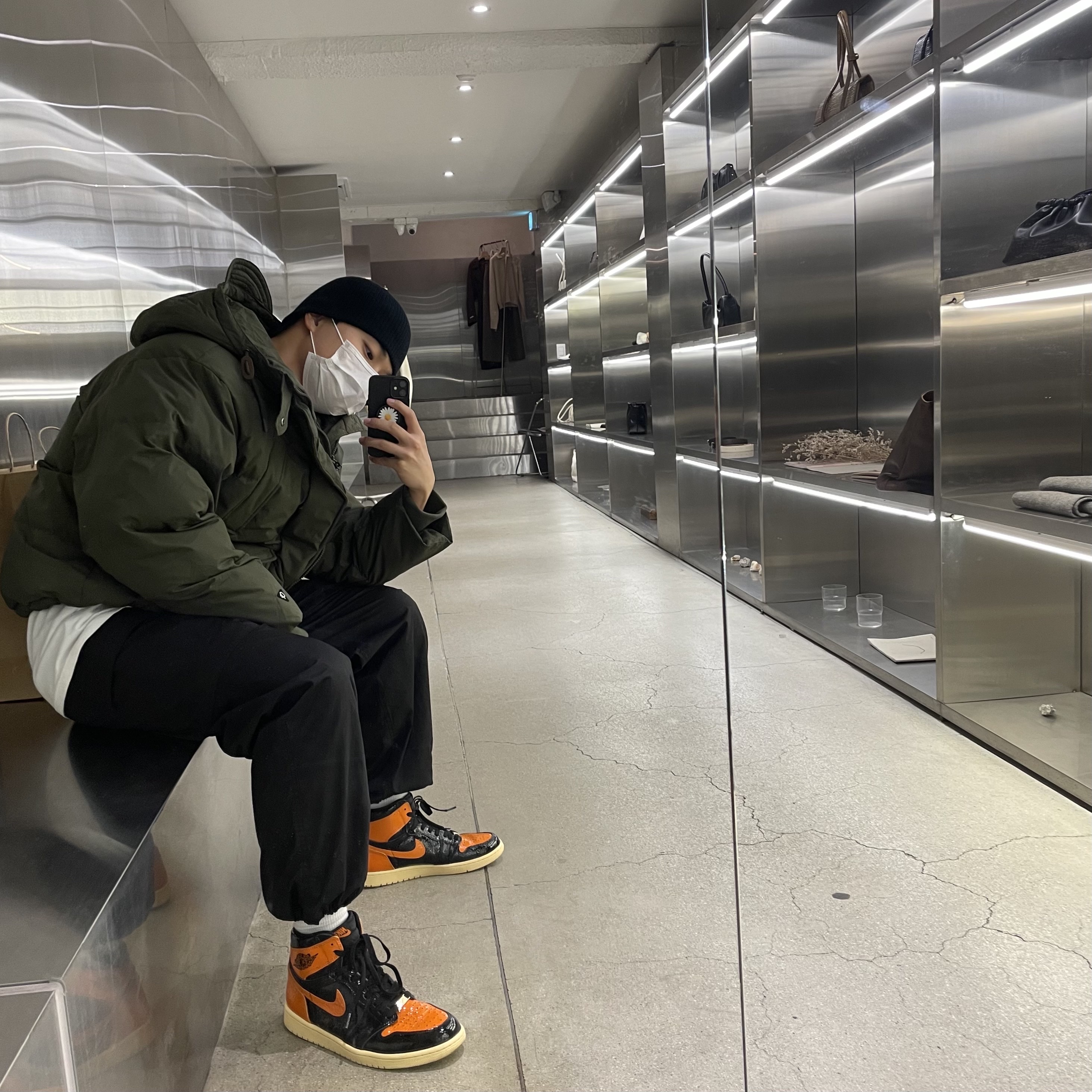 Jordan 1 Retro High Shattered Backboard 3.0 착용 스타일