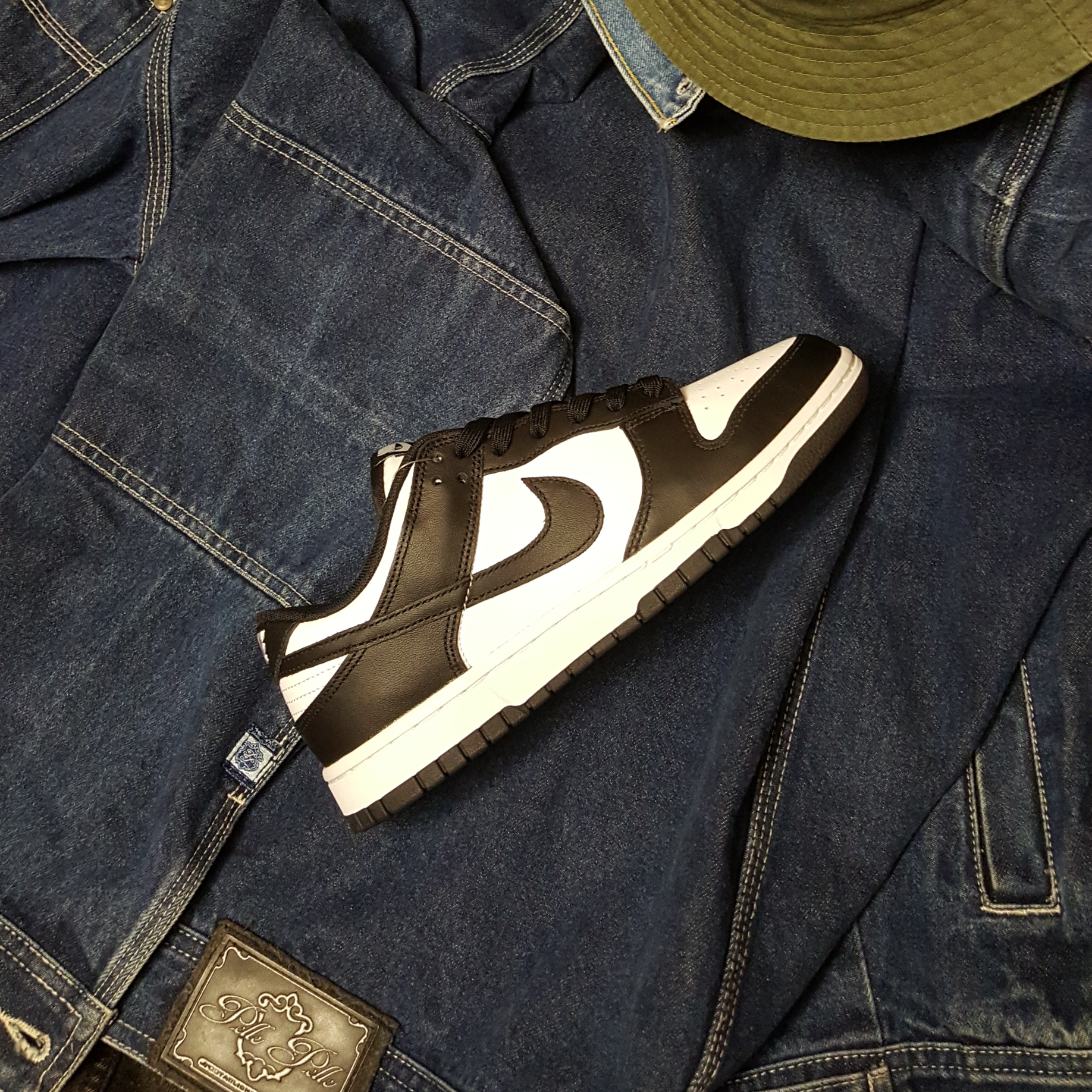 Nike Dunk Low SP Community Garden, (TD) Nike Dunk Low Black 착용 스타일 - 5