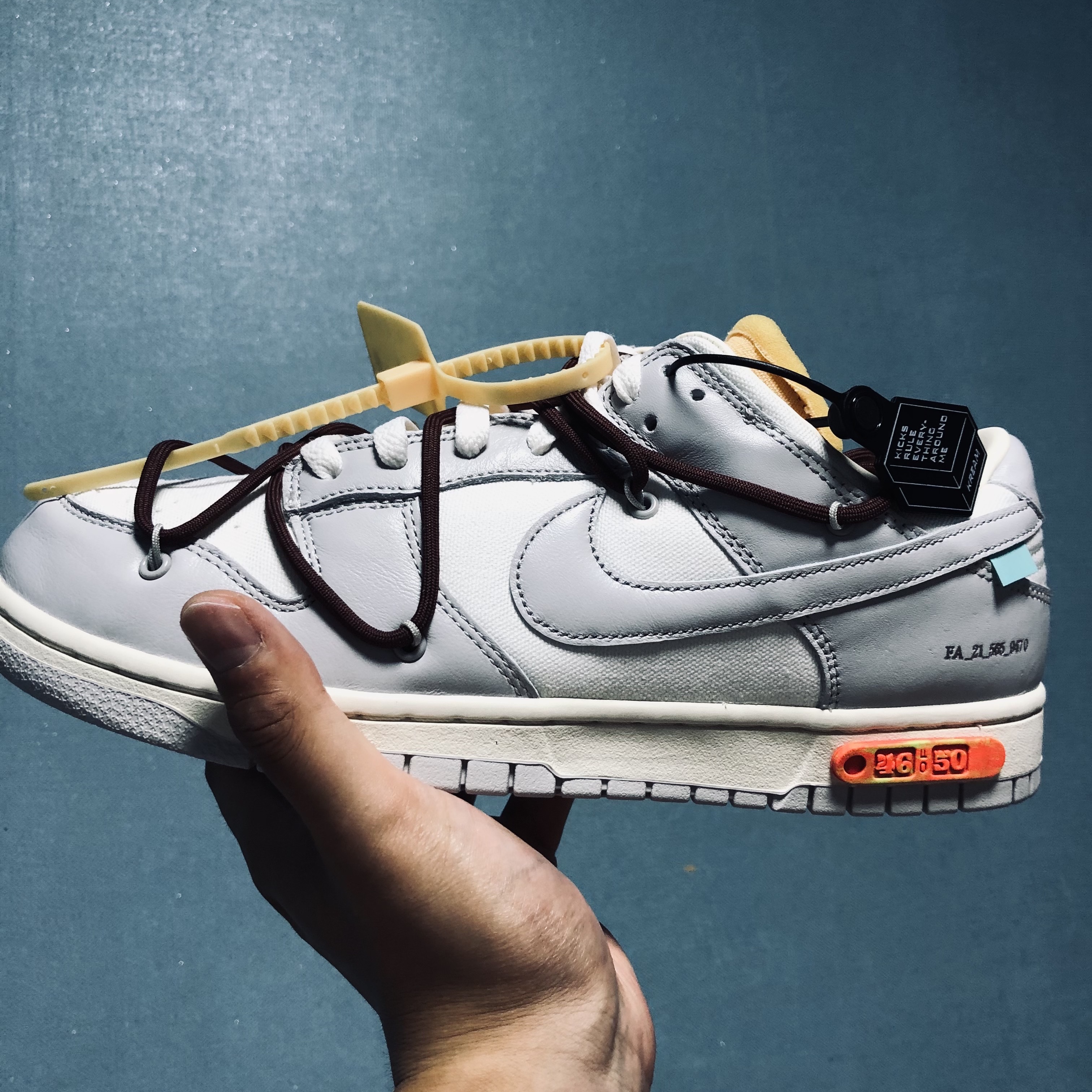Nike x Off-White Dunk Low The 50 - Lot 46 착용 스타일