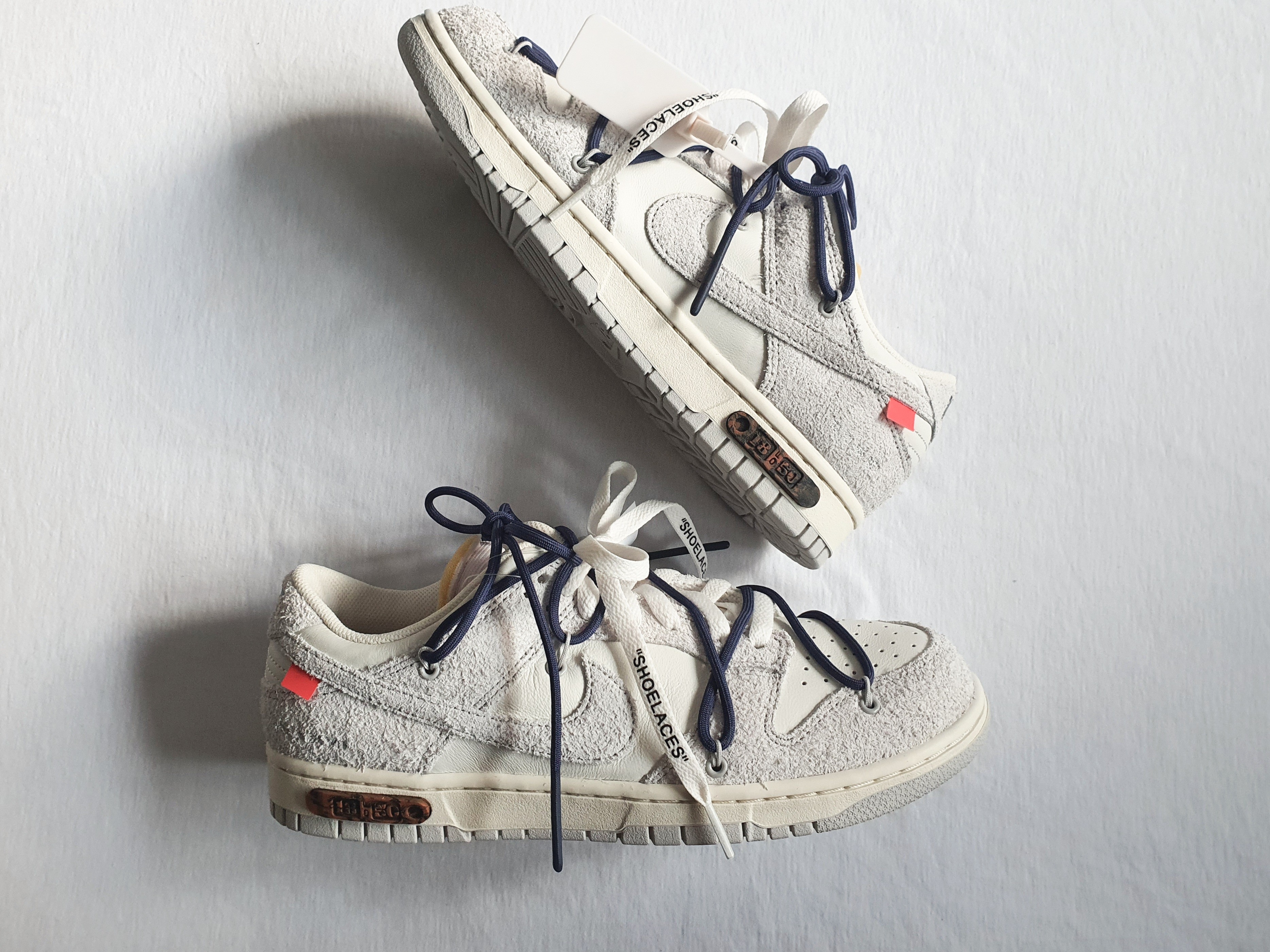Nike x Off-White Dunk Low The 50 - Lot 18 착용 스타일 - 5