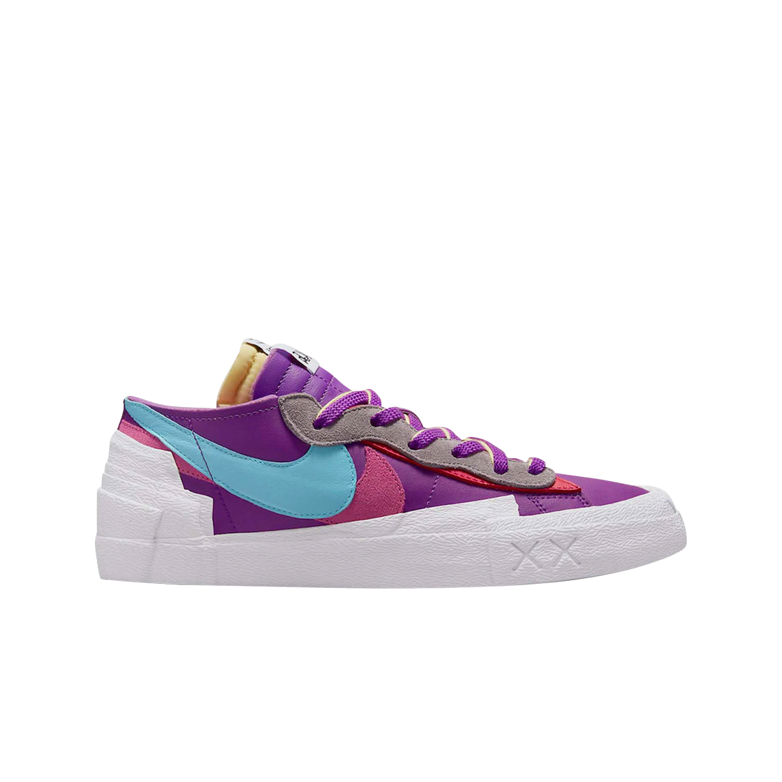 나이키 x 사카이 x 카우스 블레이저 로우 퍼플 더스크(Nike x Sacai x Kaws Blazer Low Purple Dusk)