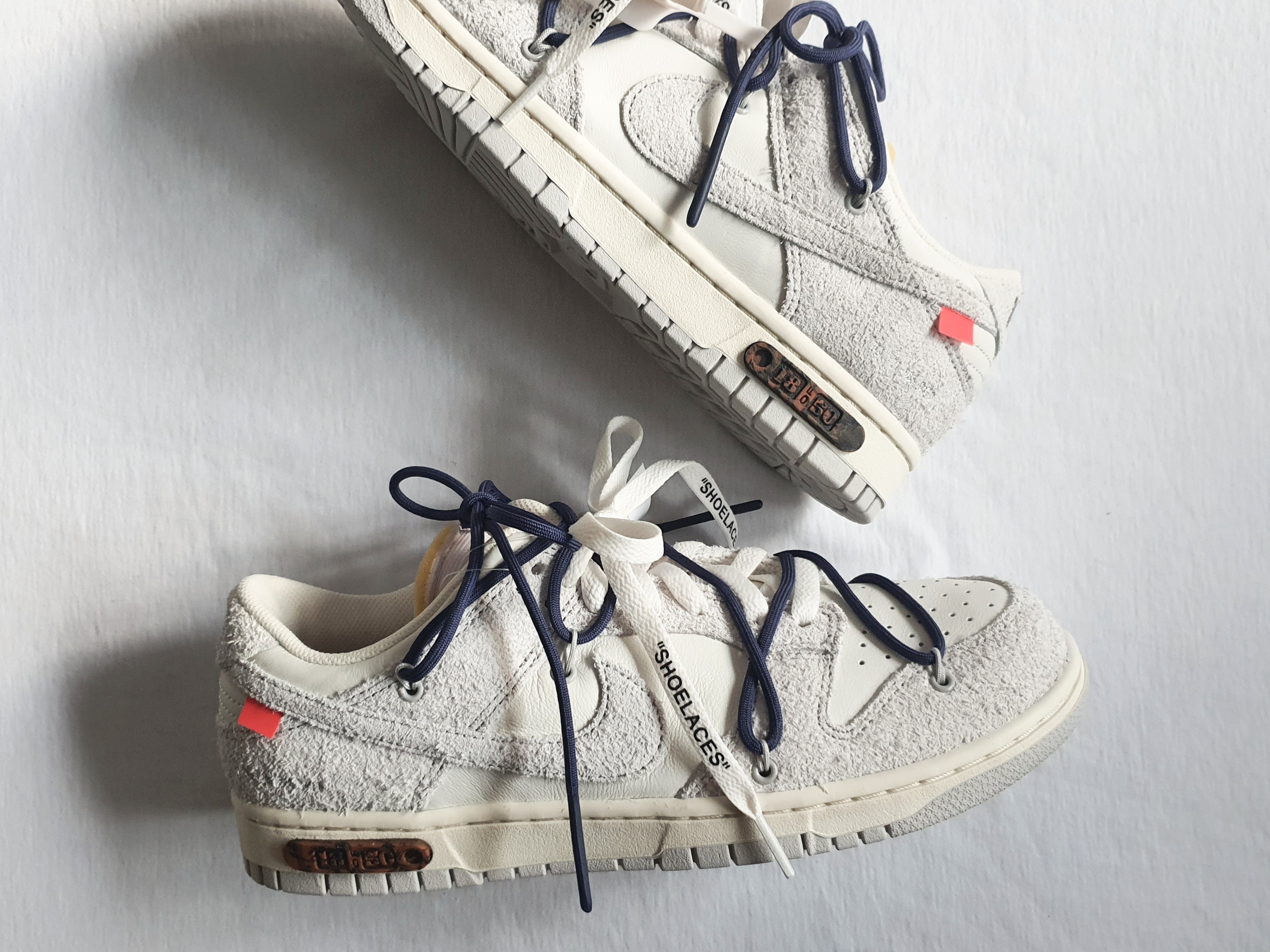 Nike x Off-White Dunk Low The 50 - Lot 18 착용 스타일 - 2