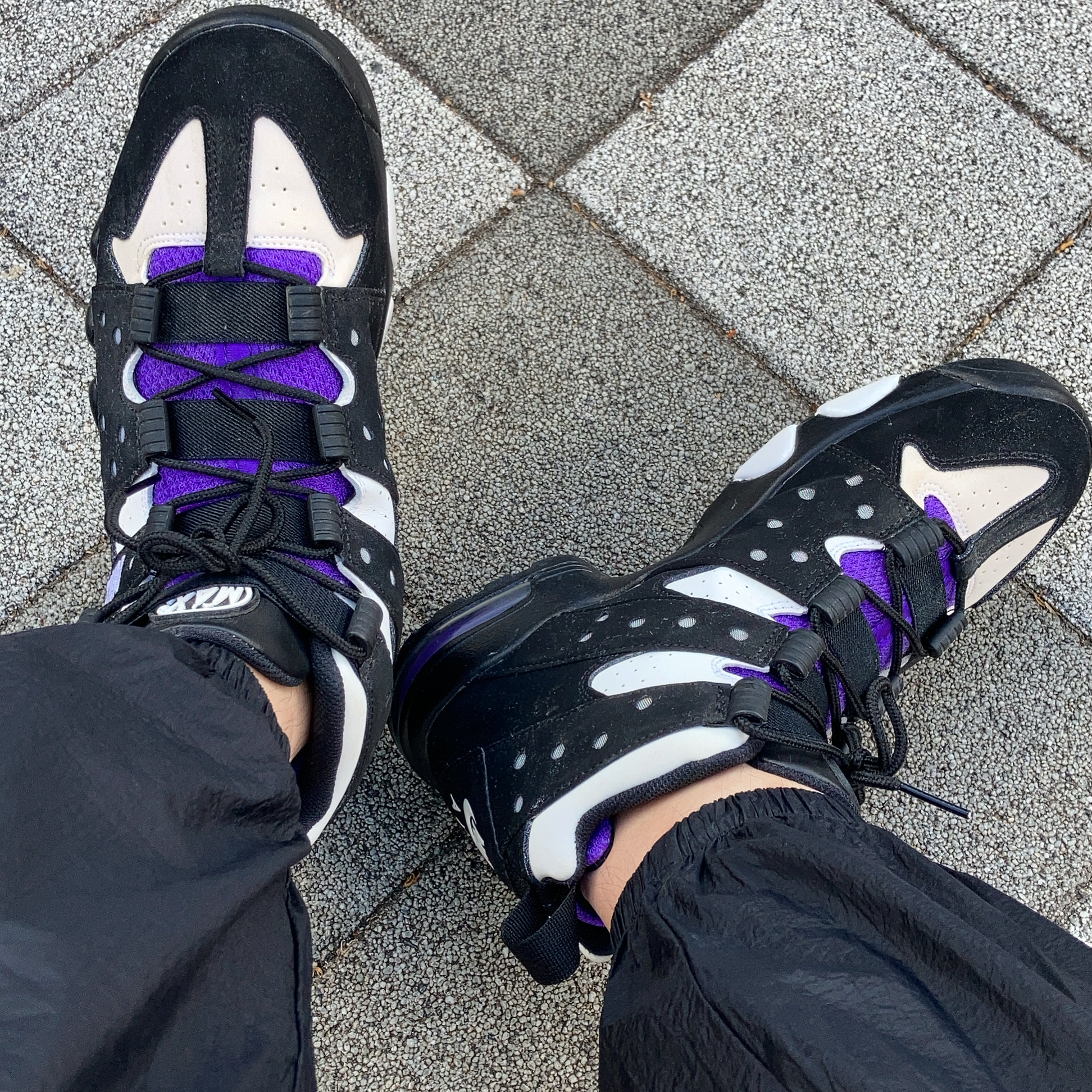 Nike Air Max 2 CB 94 Black Purple 2015 착용 스타일
