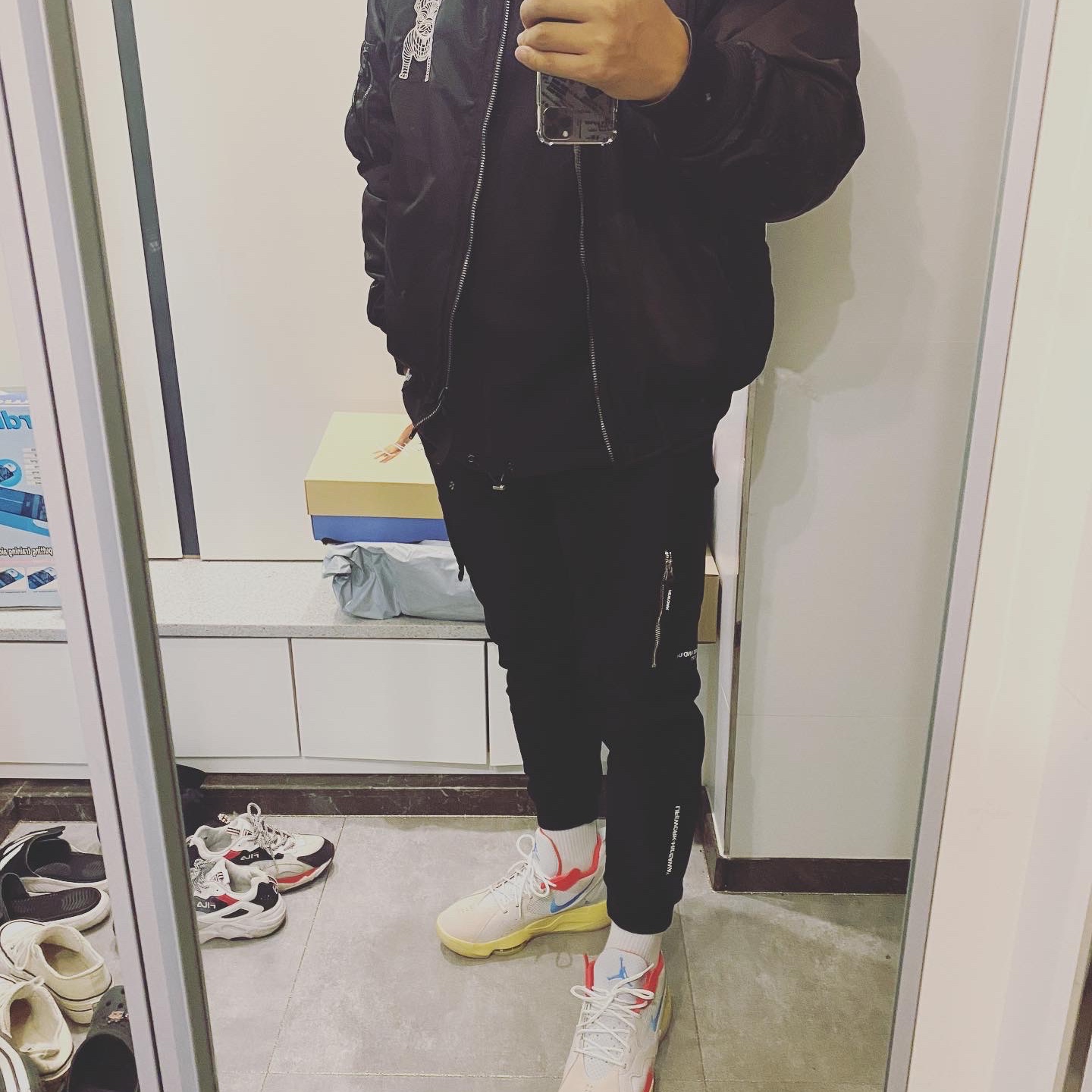 Jordan x Union Zoom '92 Guava Ice 착용 스타일 - 3