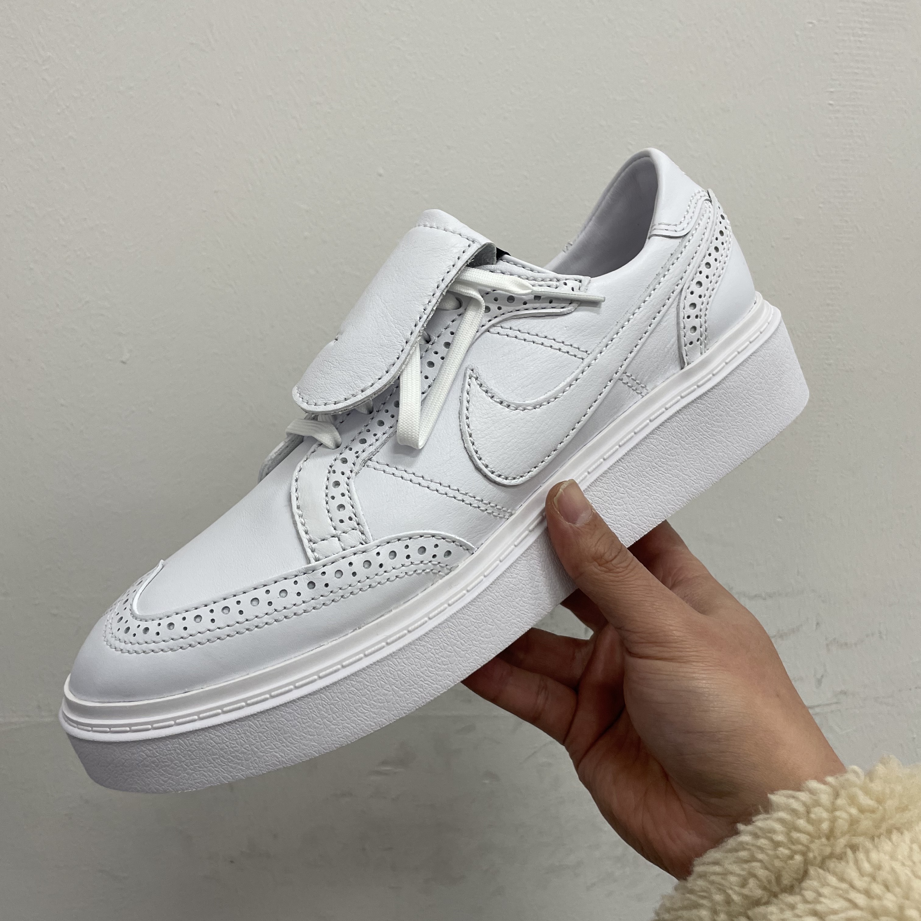 Nike x Peaceminusone Kwondo1 White 착용 스타일 - 1