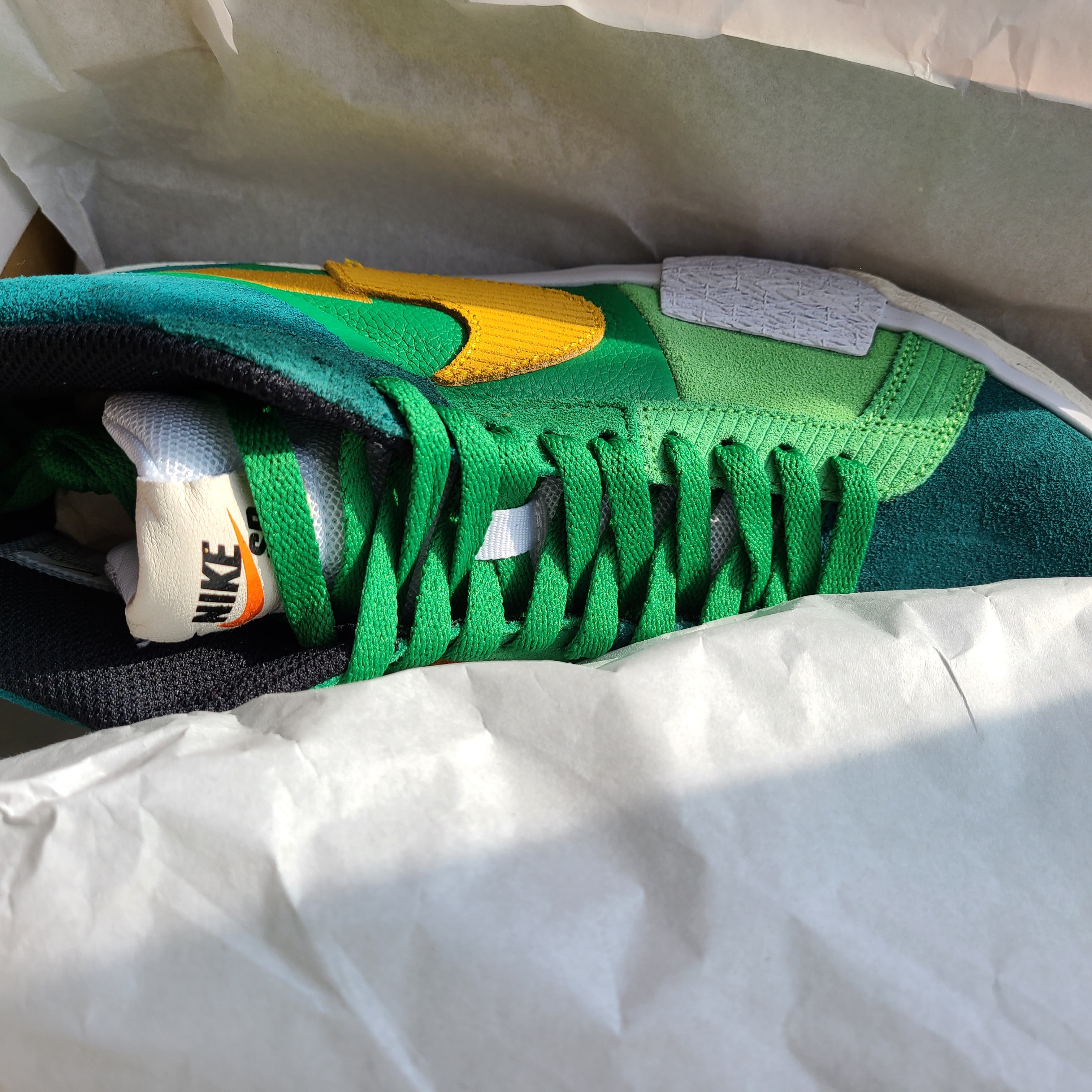 Nike SB Zoom Blazer Mid Premium Mosaic Green 착용 스타일 - 2