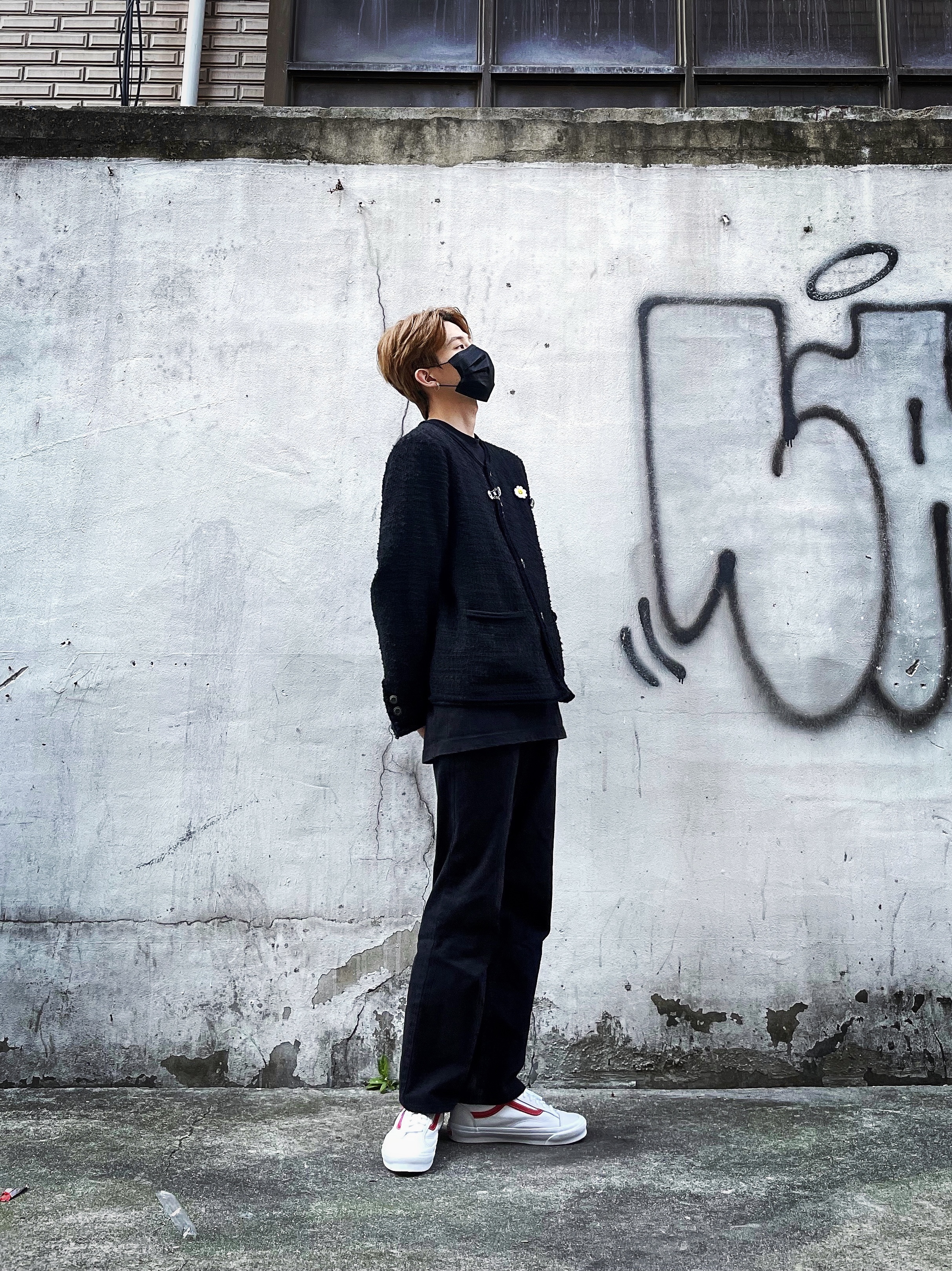 Vans Vault OG Style 36 LX Red 착용 스타일 - 2