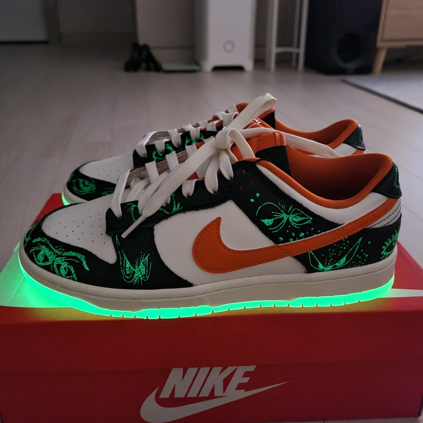 Nike Dunk Low Retro PRM Halloween 착용 스타일 - 2