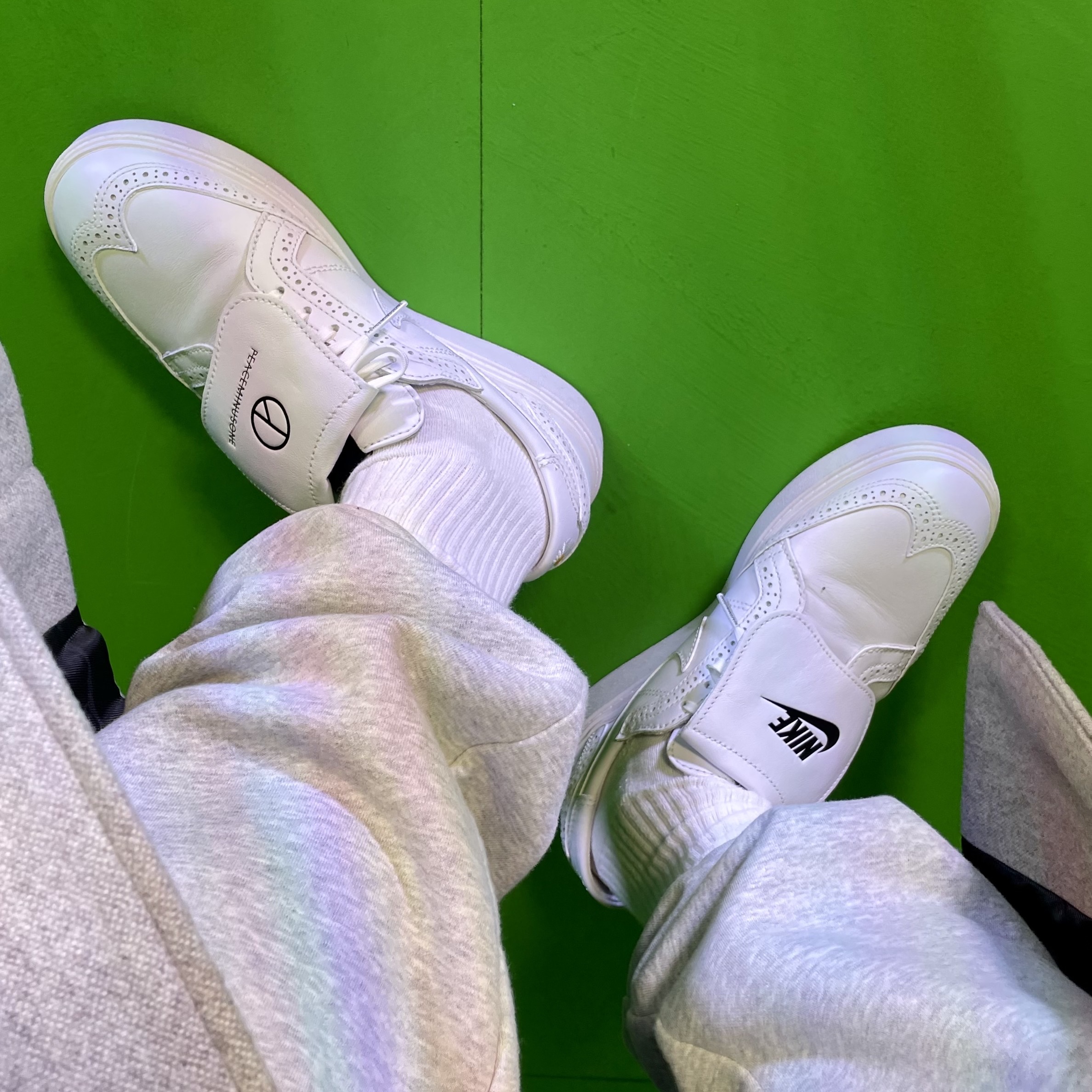 Nike x Peaceminusone Kwondo1 White ์ฐฉ์ฉ ์คํ์ผ - 2