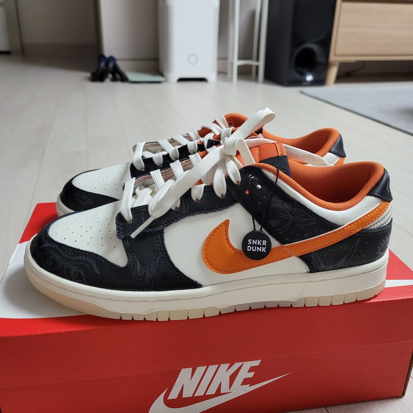 Nike Dunk Low Retro PRM Halloween 착용 스타일 - 1