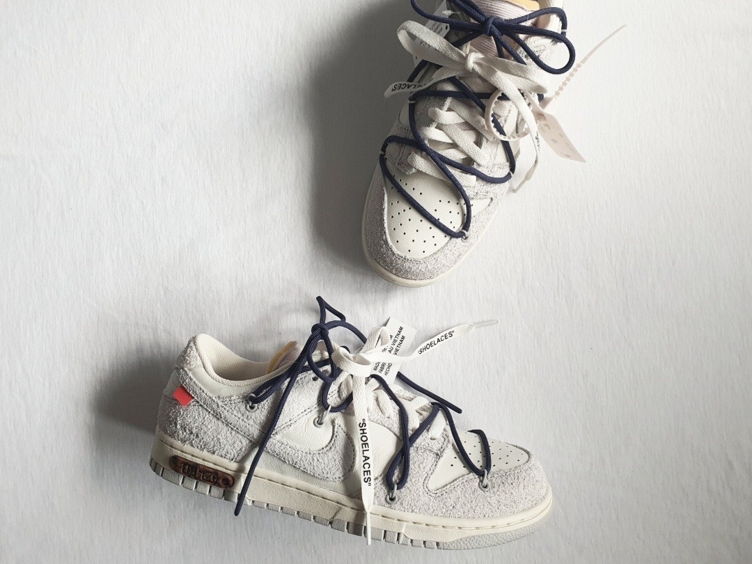 Nike x Off-White Dunk Low The 50 - Lot 18 착용 스타일 - 4