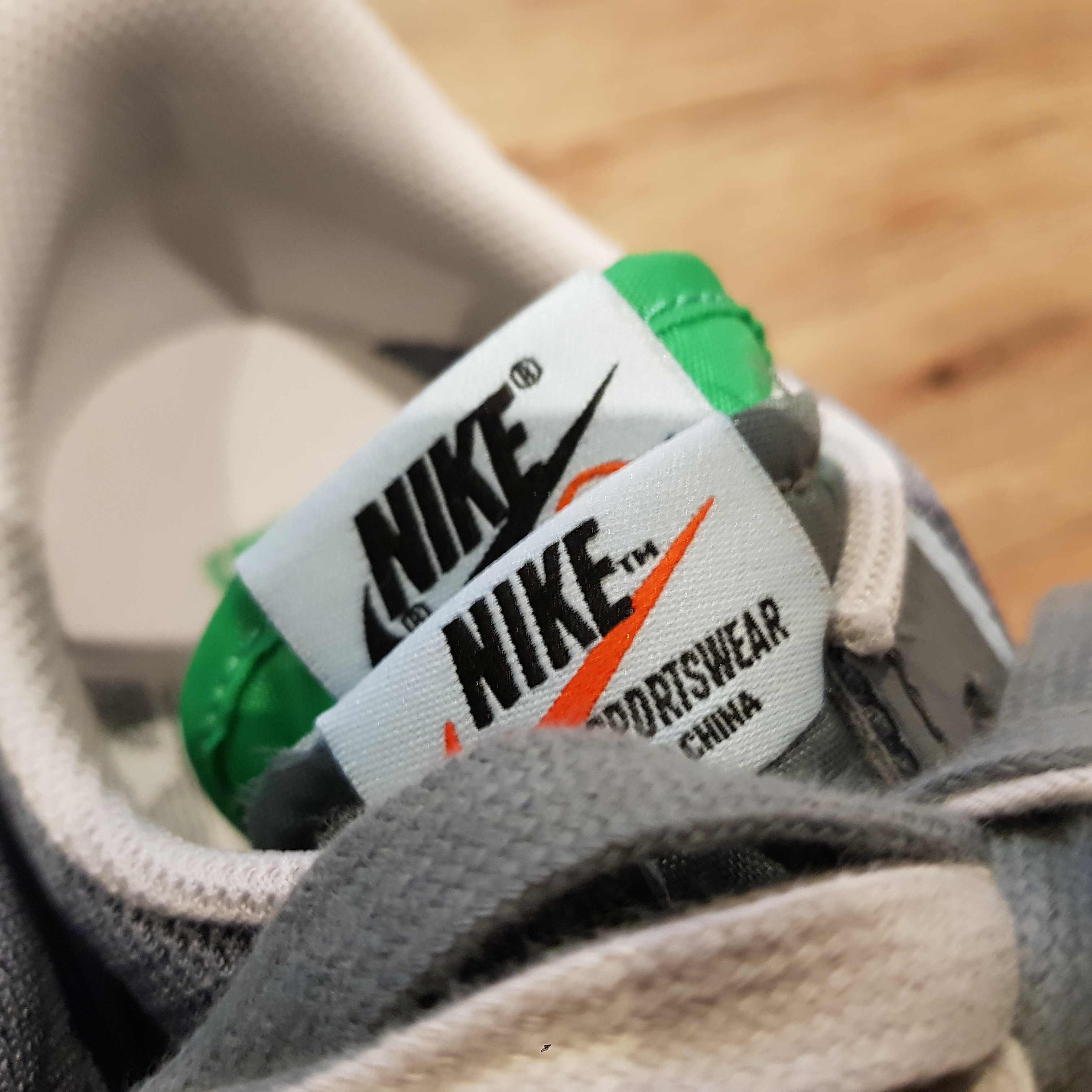 Nike x Sacai x Clot LDWaffle Cool Grey 착용 스타일 - 4