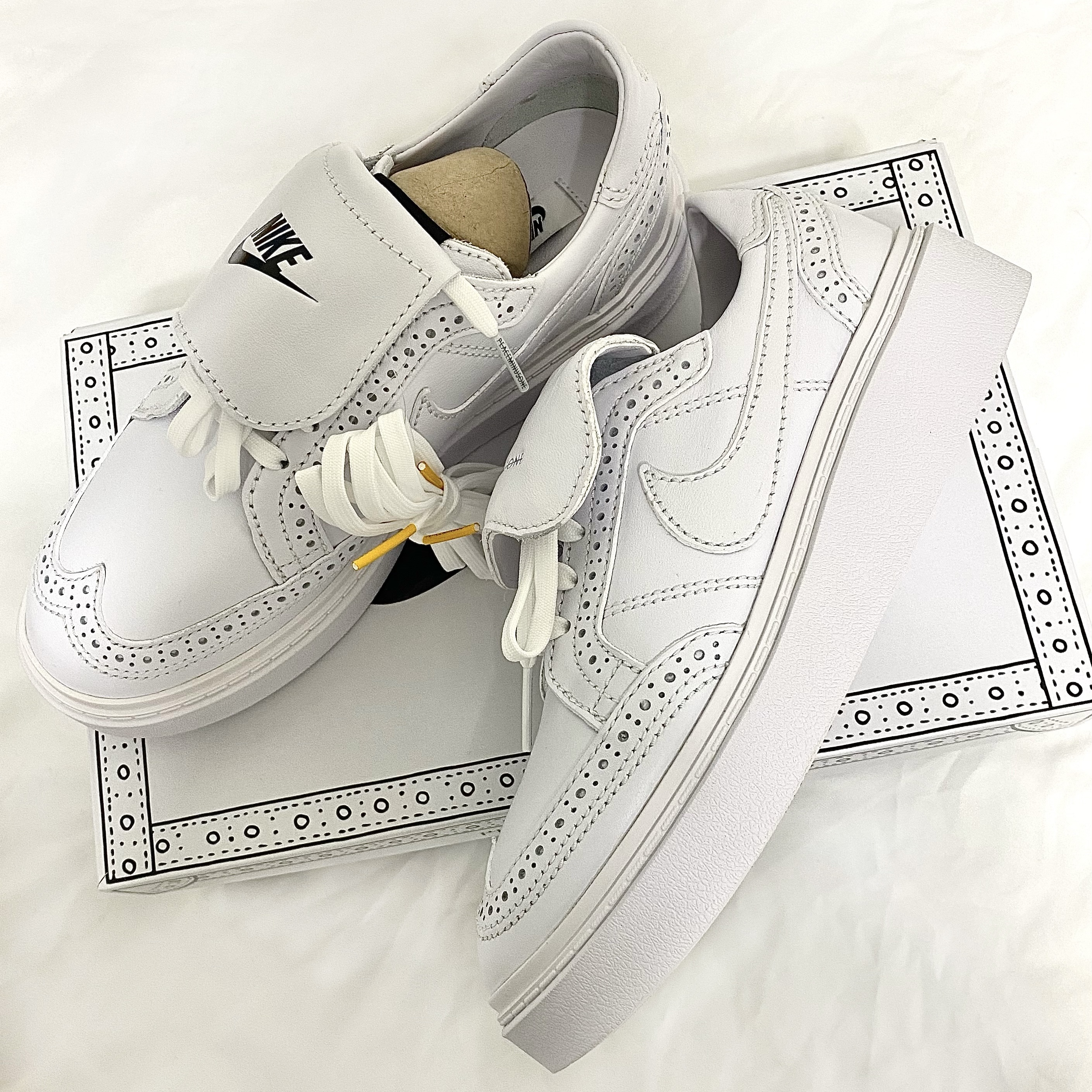 Nike x Peaceminusone Kwondo1 White 착용 스타일