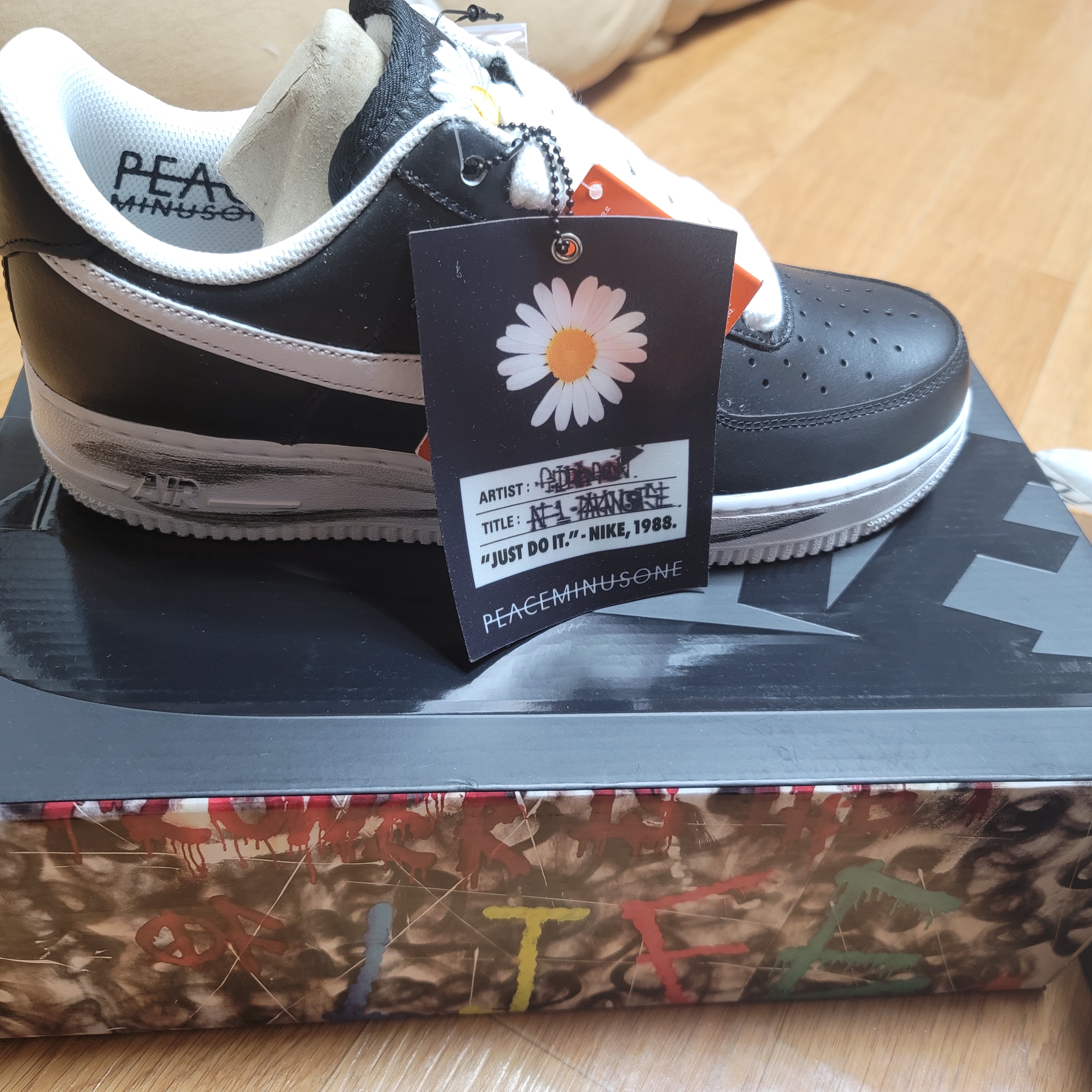 Nike x Peaceminusone Air Force 1 Low Para-Noise 착용 스타일 - 1