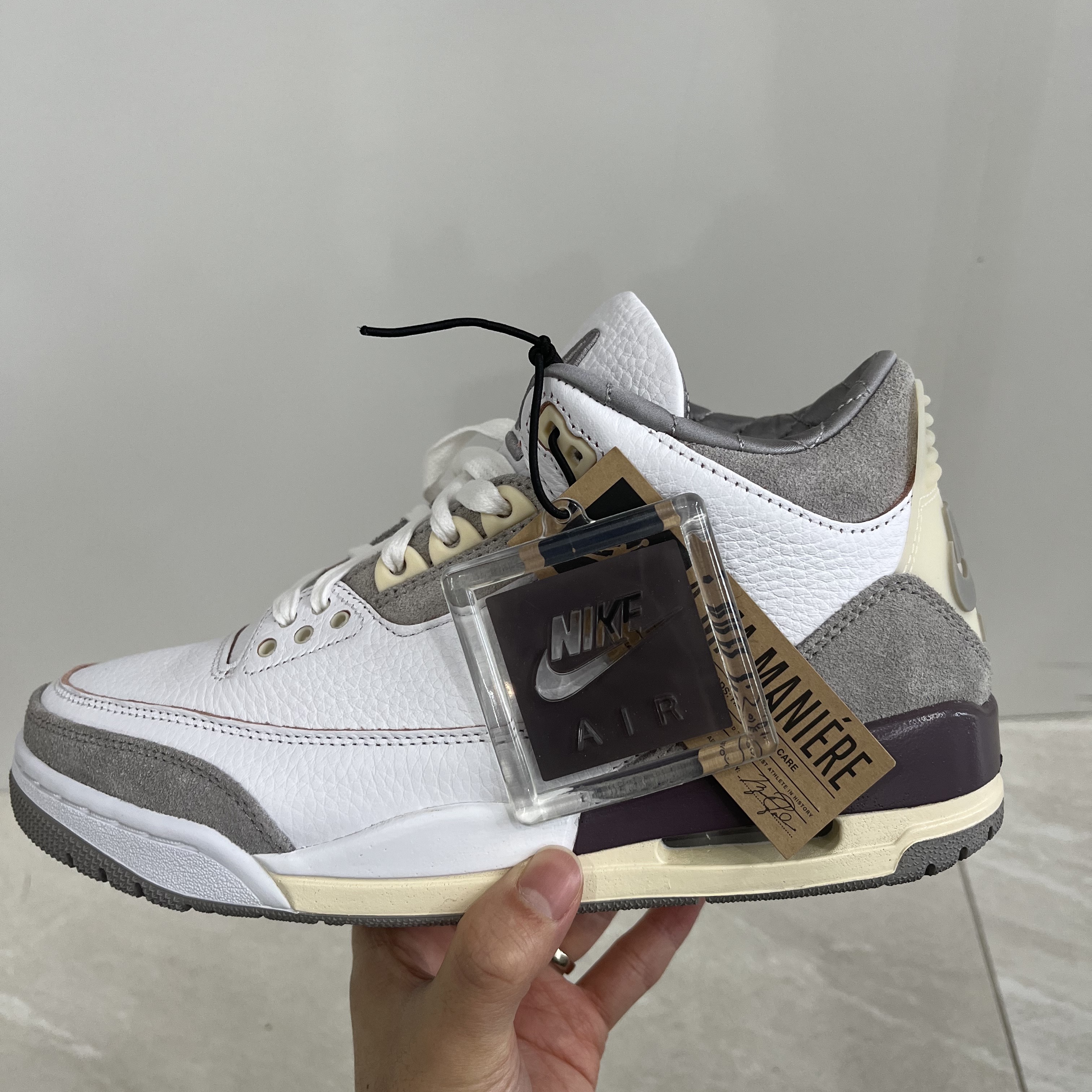 (W) Jordan 3 x A Ma Maniere Retro SP 착용 스타일 - 1