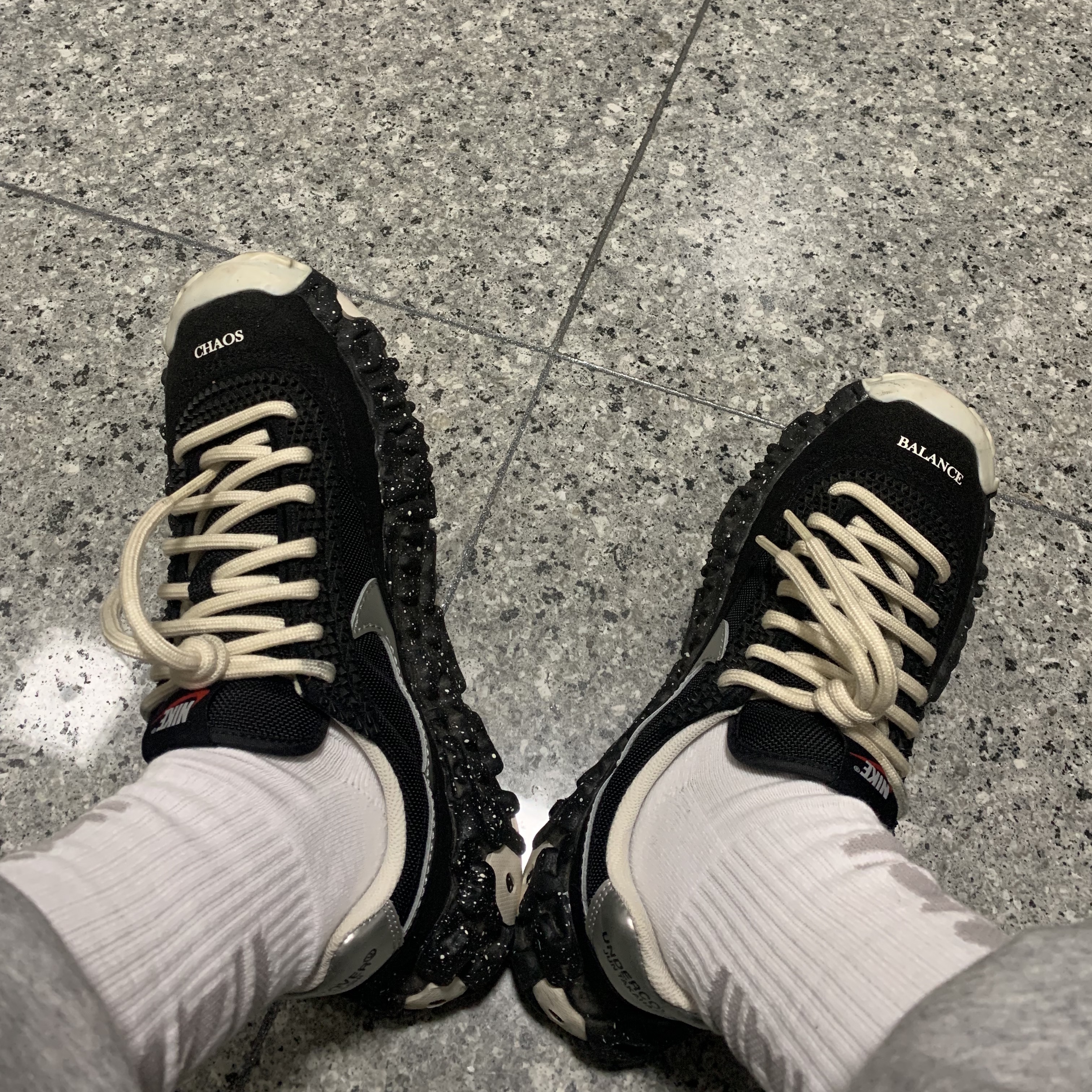 Nike x Undercover Overbreak SP Black 착용 스타일