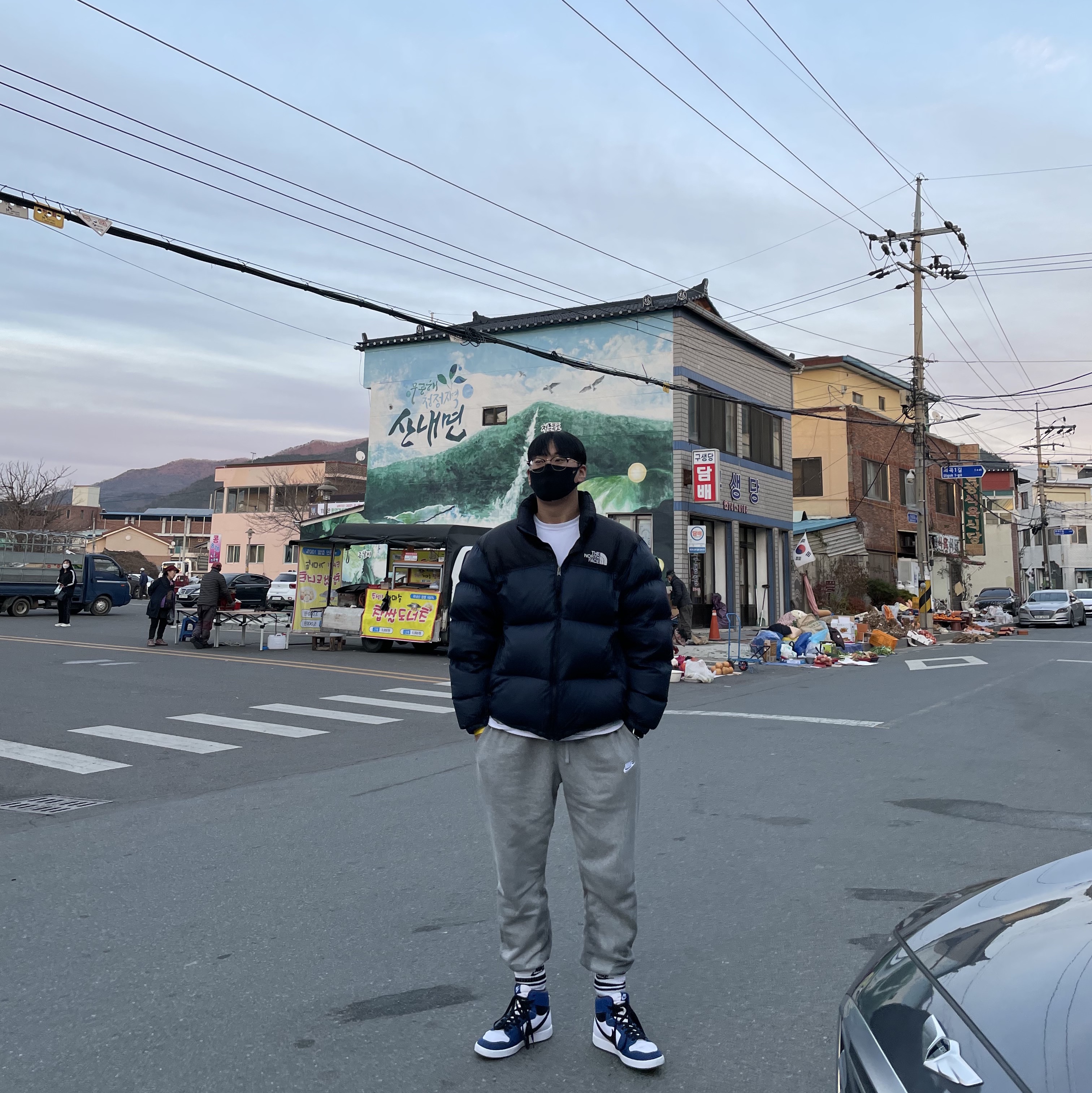 Jordan 1 KO Storm Blue 착용 스타일