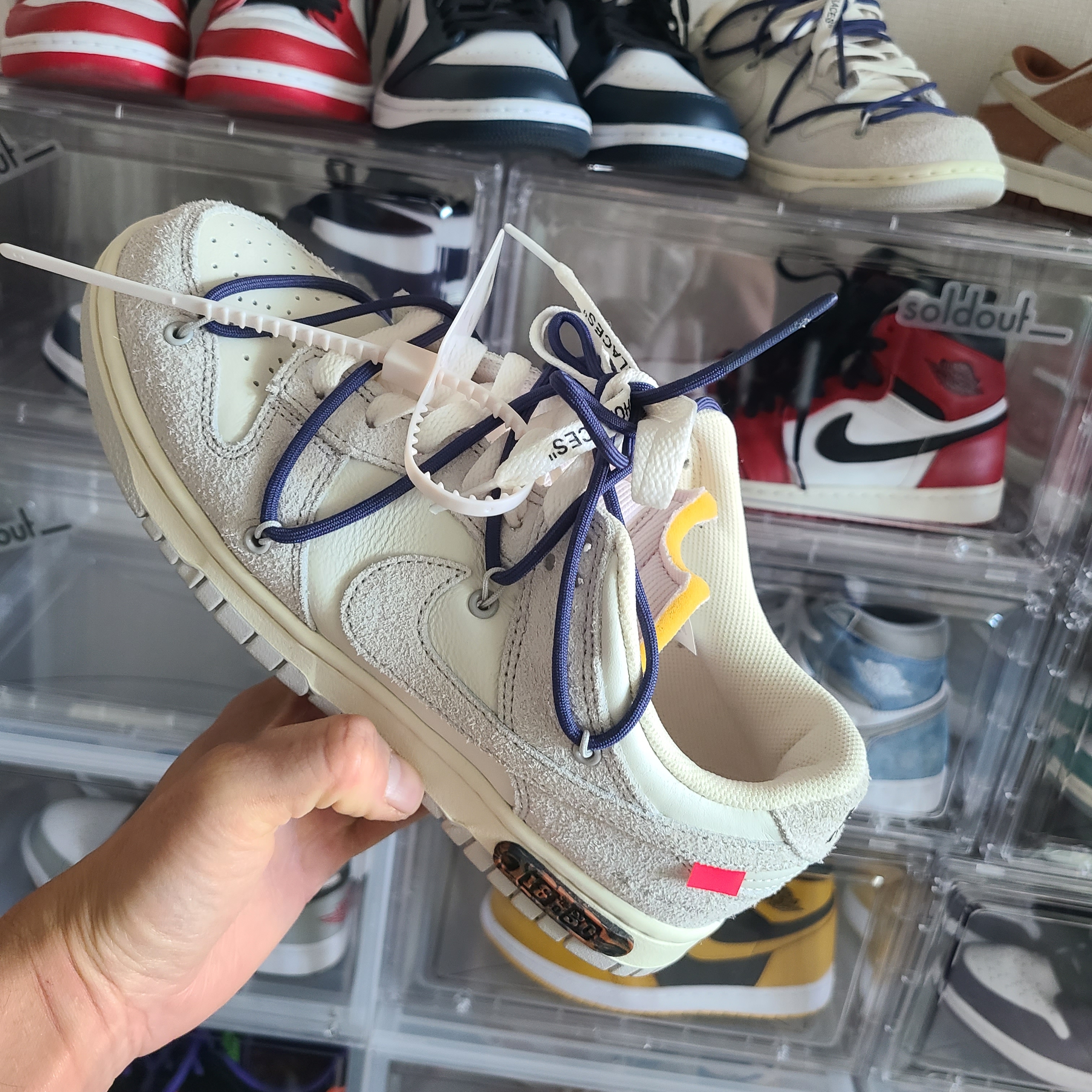 Nike x Off-White Dunk Low The 50 - Lot 18 착용 스타일