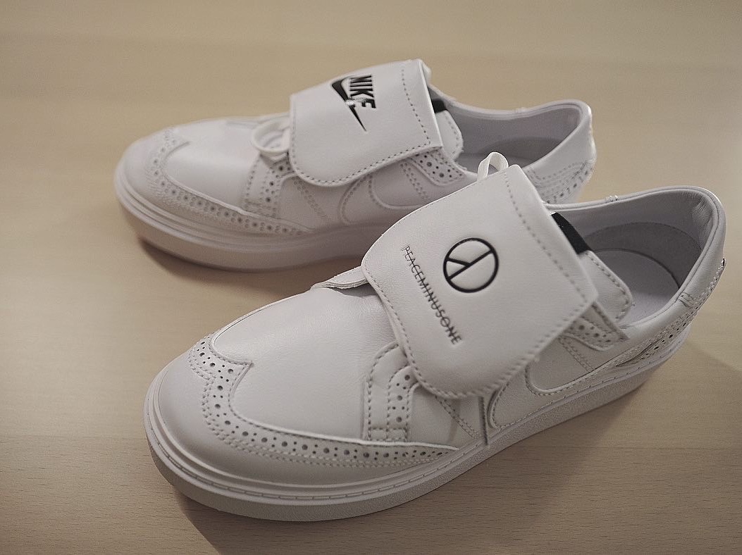 Nike x Peaceminusone Kwondo1 White 착용 스타일 - 2