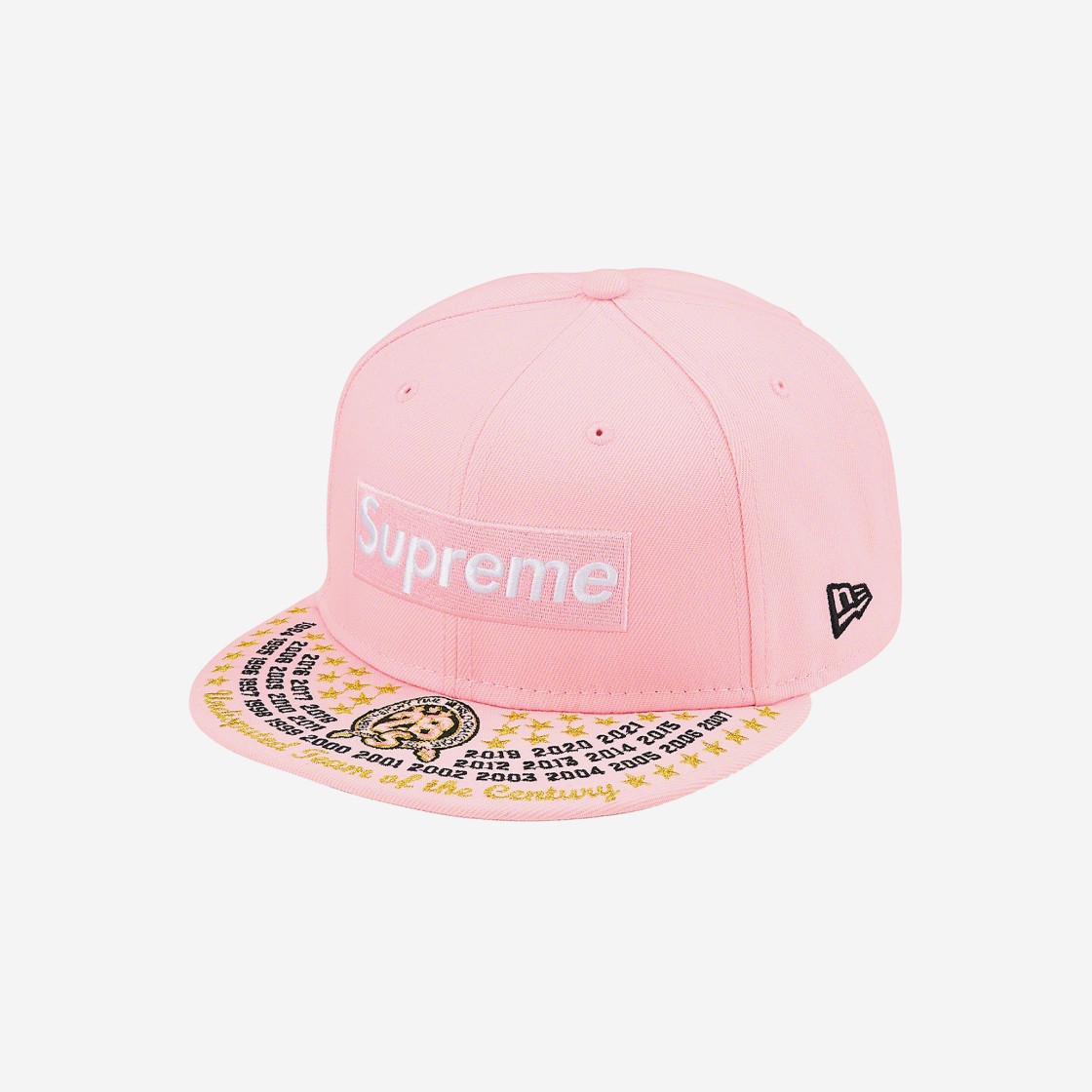 Supreme Undisputed Box Logo New Era Pink - 21FW 상세 이미지 1