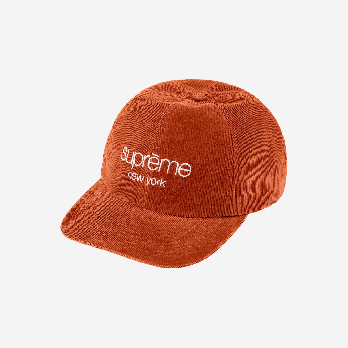 - Supreme Gore-Tex Corduroy Classic Logo 6-Panel Rust - 21FW - 대표 이미지 #1