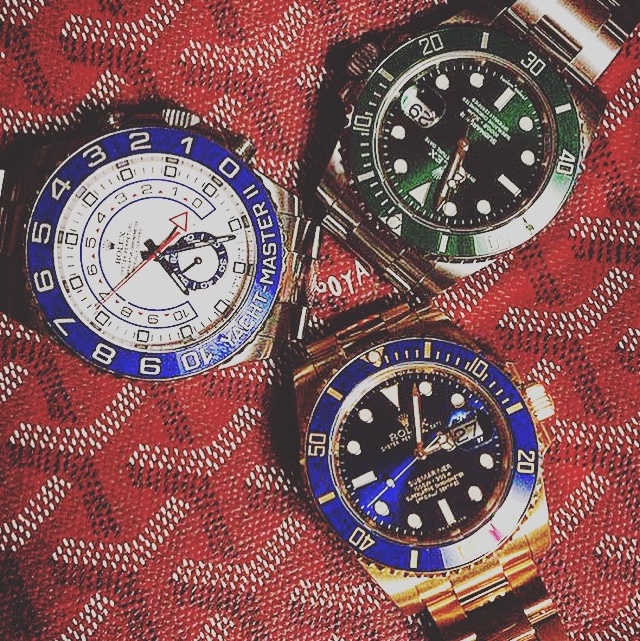 Rolex Submariner Date 40mm 116610LV Green Oyster 착용 스타일