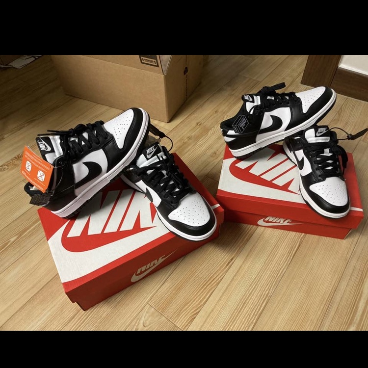 (W) Nike Dunk Low Black 착용 스타일