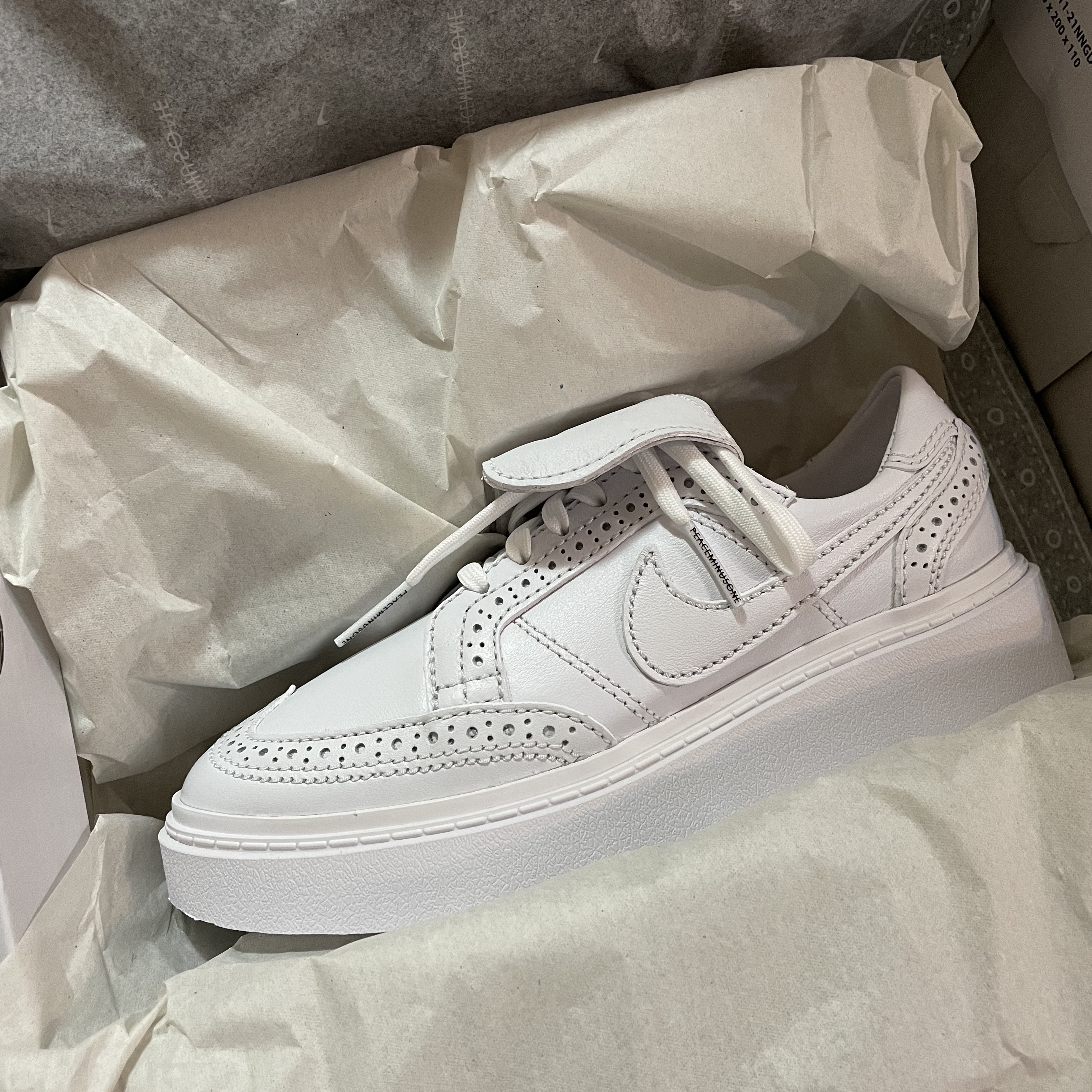 Nike x Peaceminusone Kwondo1 White 착용 스타일
