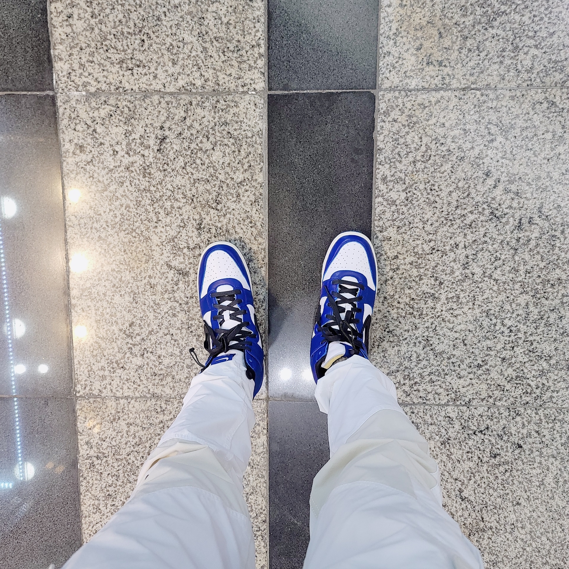 Nike x Ambush Dunk High Deep Royal Blue 착용 스타일